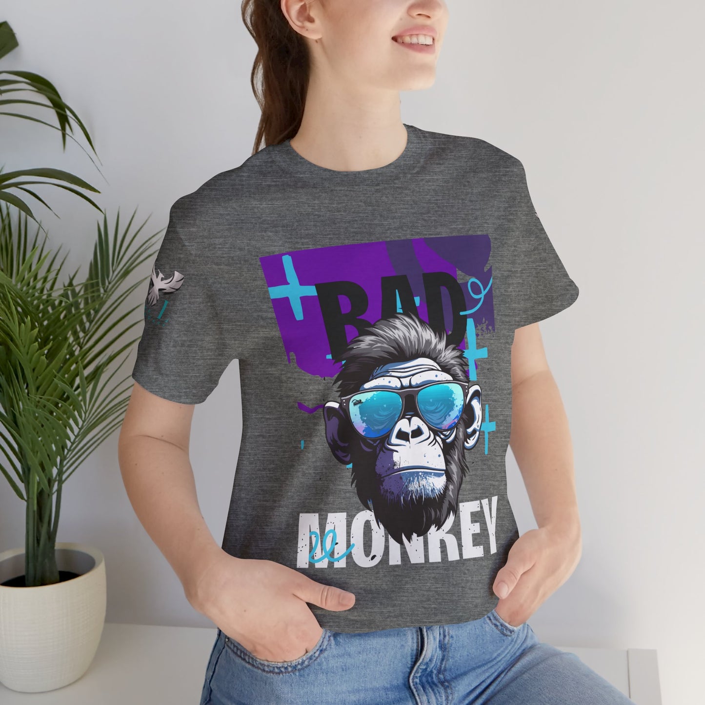 Be Legendary Cool Bad Monkey Tee - Unisex Short Sleeve Graphic Shirt
