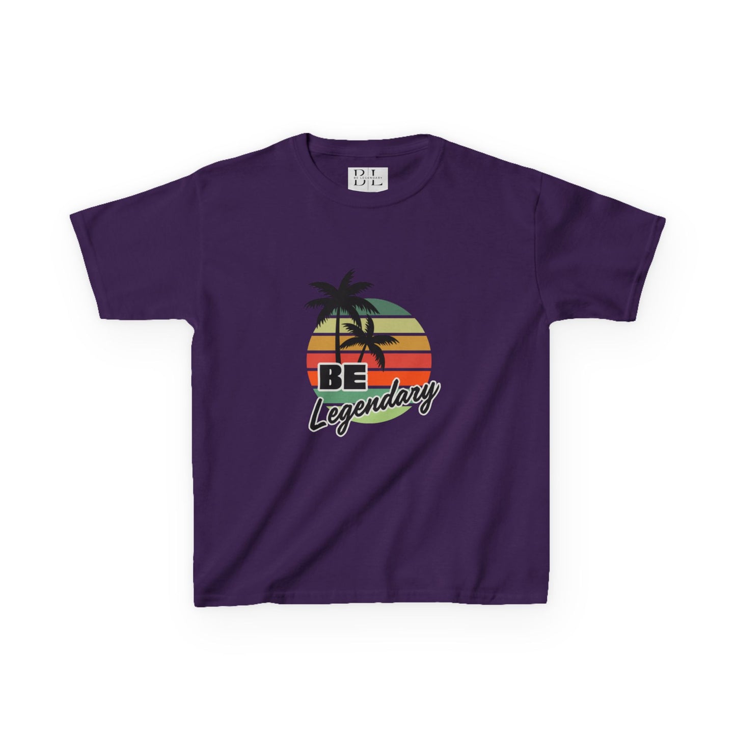 Kids 'Be Legendary' "Palm Sunday" Tee - Fun Summer Vibes for Young Adventurers