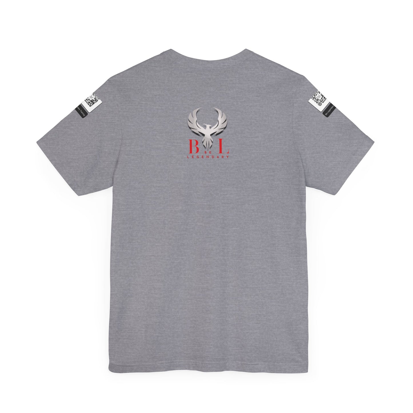 Be Legendary "Never Quit" Unisex Tee - Motivational Short Sleeve Shirt