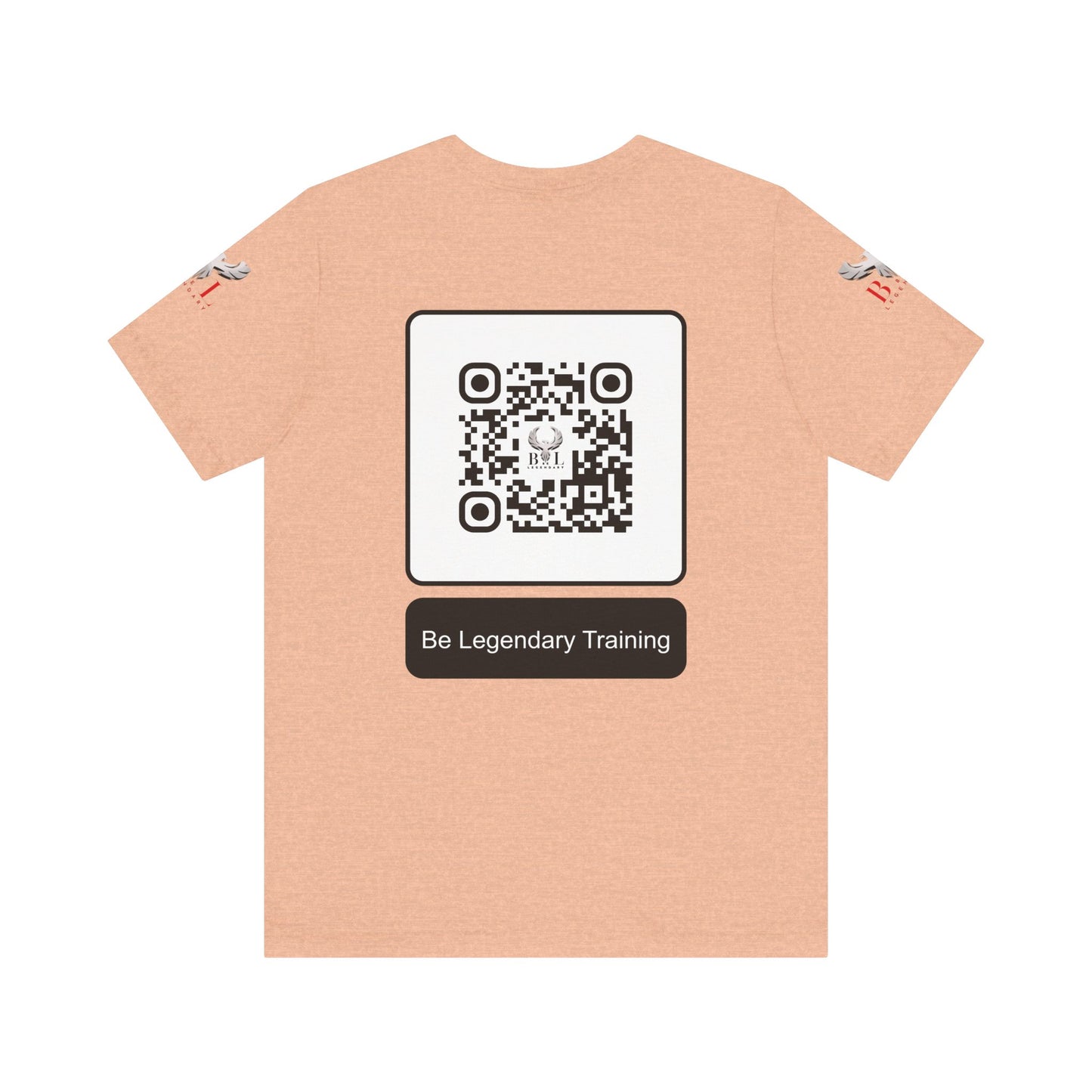 Be Legendary "Nobility" Power Unisex Tee - Inspiring Short Sleeve Shirt with QR Code