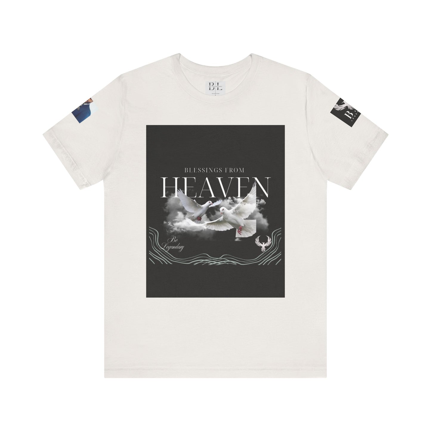 Be Legendary "When Doves Fly" Unisex Heavenly Doves Jersey Short Sleeve Tee