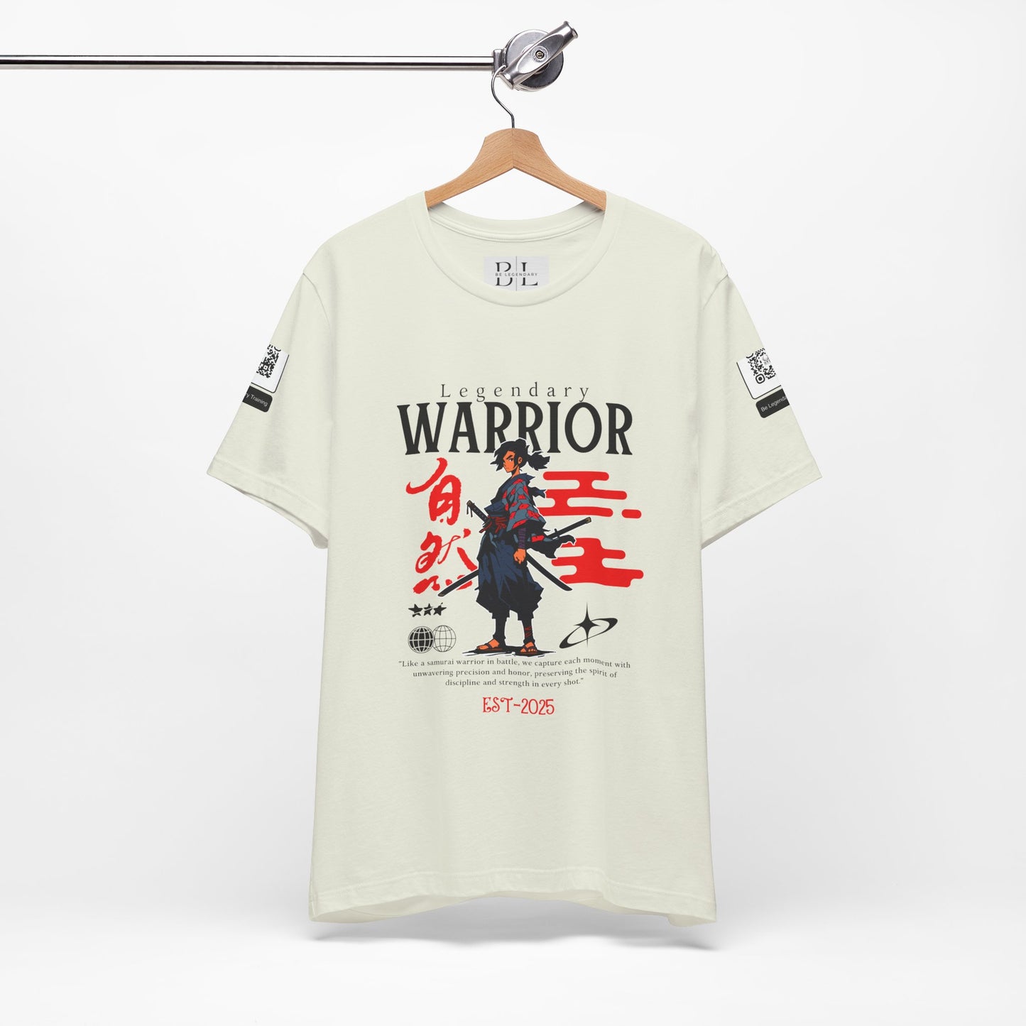 Samurai Warrior Unisex Tee - Bold Graphic T-Shirt for Anime Fans