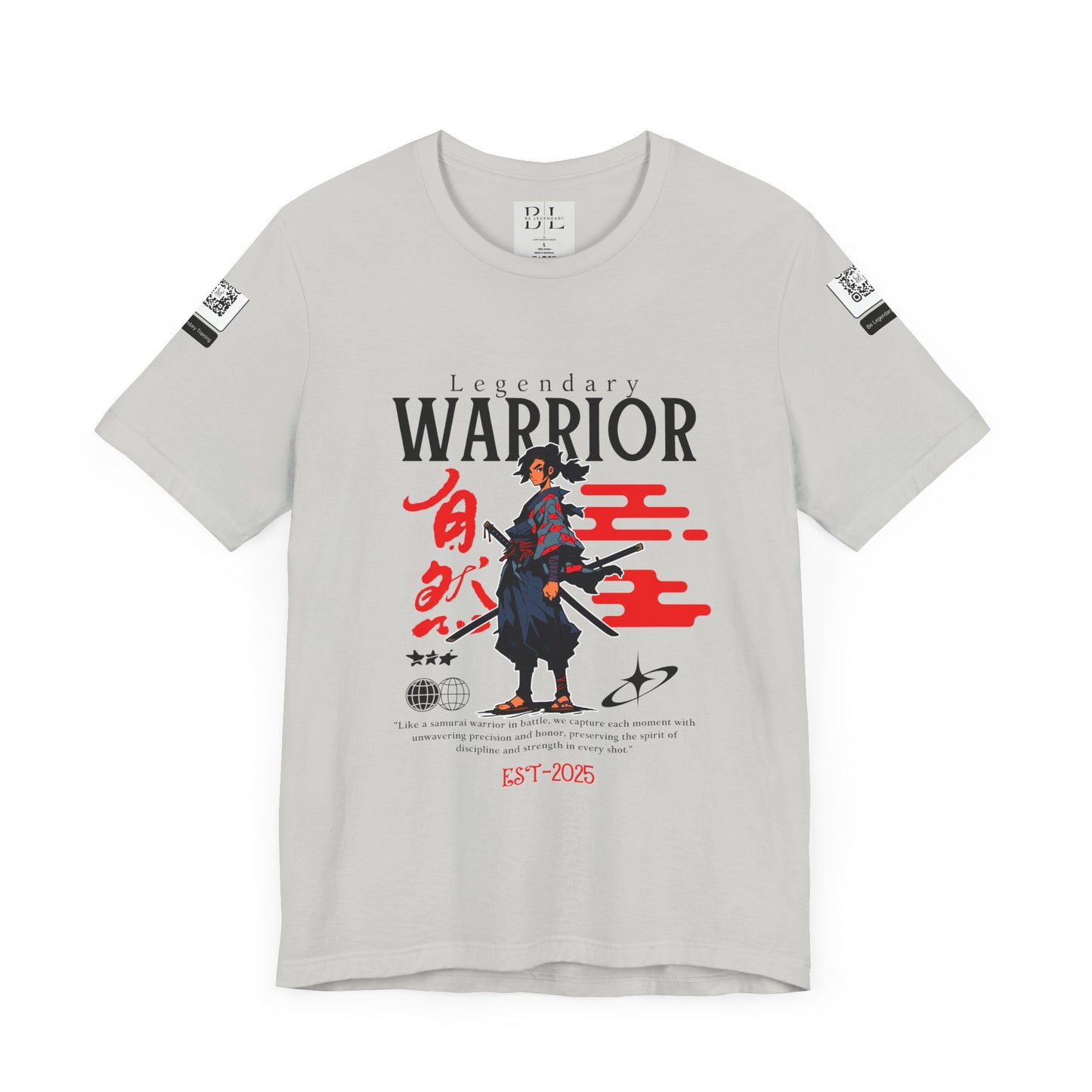 Samurai Warrior Unisex Tee - Bold Graphic T-Shirt for Anime Fans