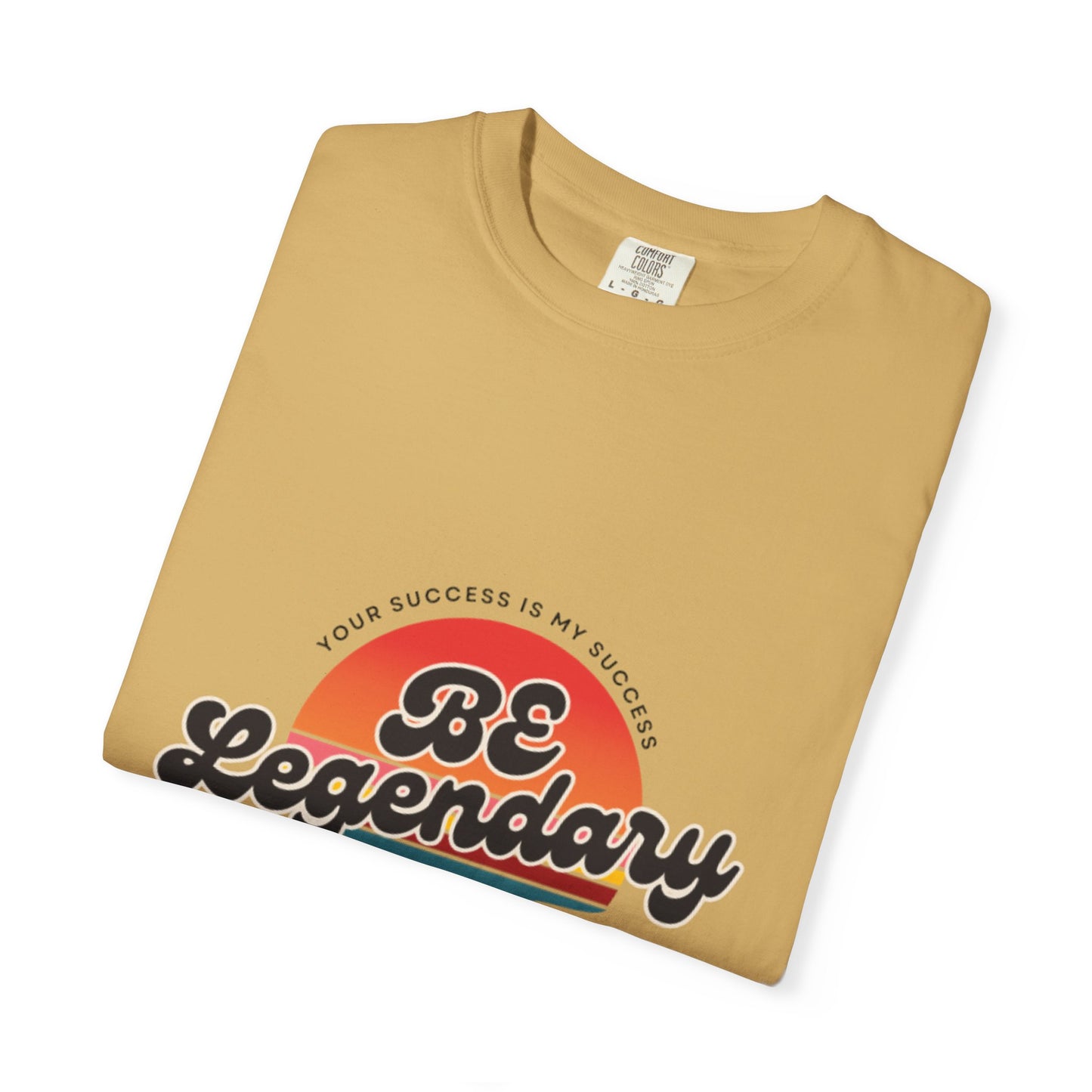 Be Legendary Unisex "Walk On Water" -Dyed T-Shirt – Motivational Tee for Success