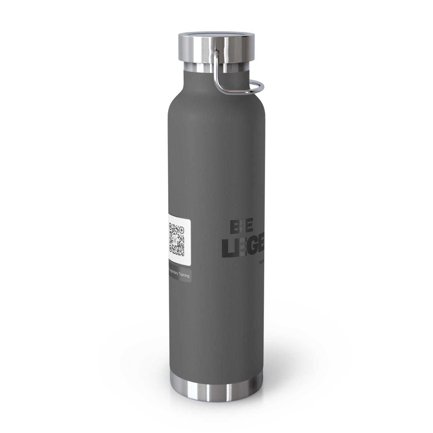 Be Legendary "Holy Grail" Inspirational Copper Vacuum Insulated Bottle - 22oz, ‘Be Legendary’ Design