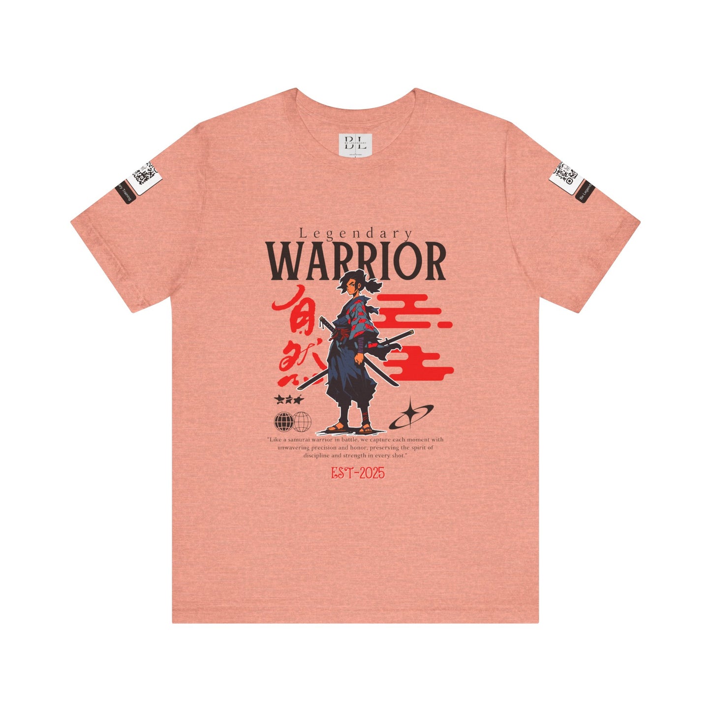 Samurai Warrior Unisex Tee - Bold Graphic T-Shirt for Anime Fans