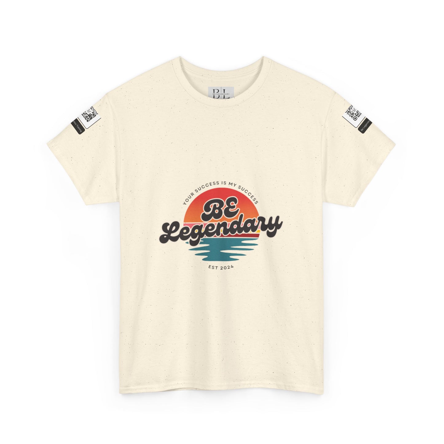 Be Legendary Unisex "Walk On Water" Heavy Cotton Tee - Success Motivational Shirt
