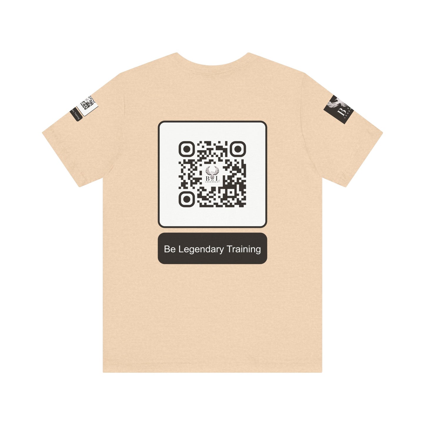 Be Legendary "Heavens View" Vibes Unisex Short Sleeve Tee - Retro Palm Tree Design