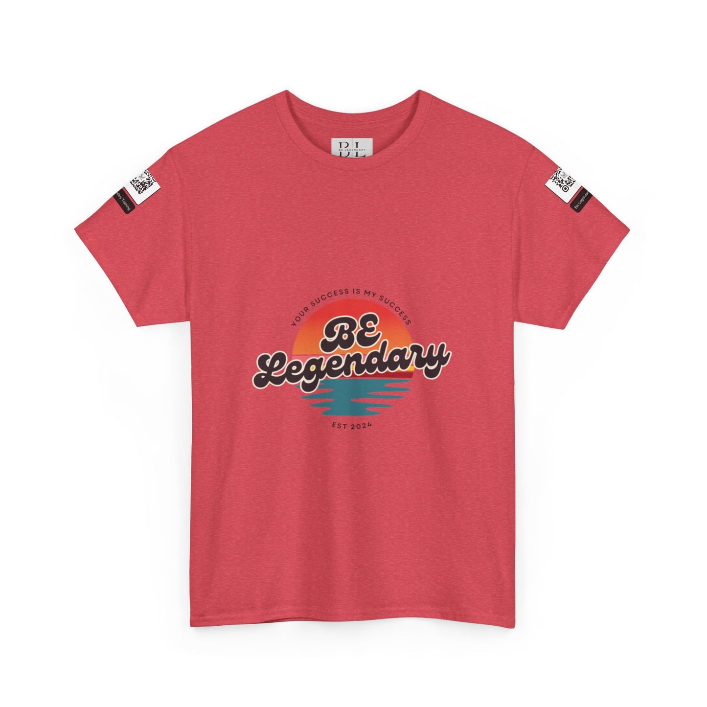 Be Legendary Unisex "Walk On Water" Heavy Cotton Tee - Success Motivational Shirt