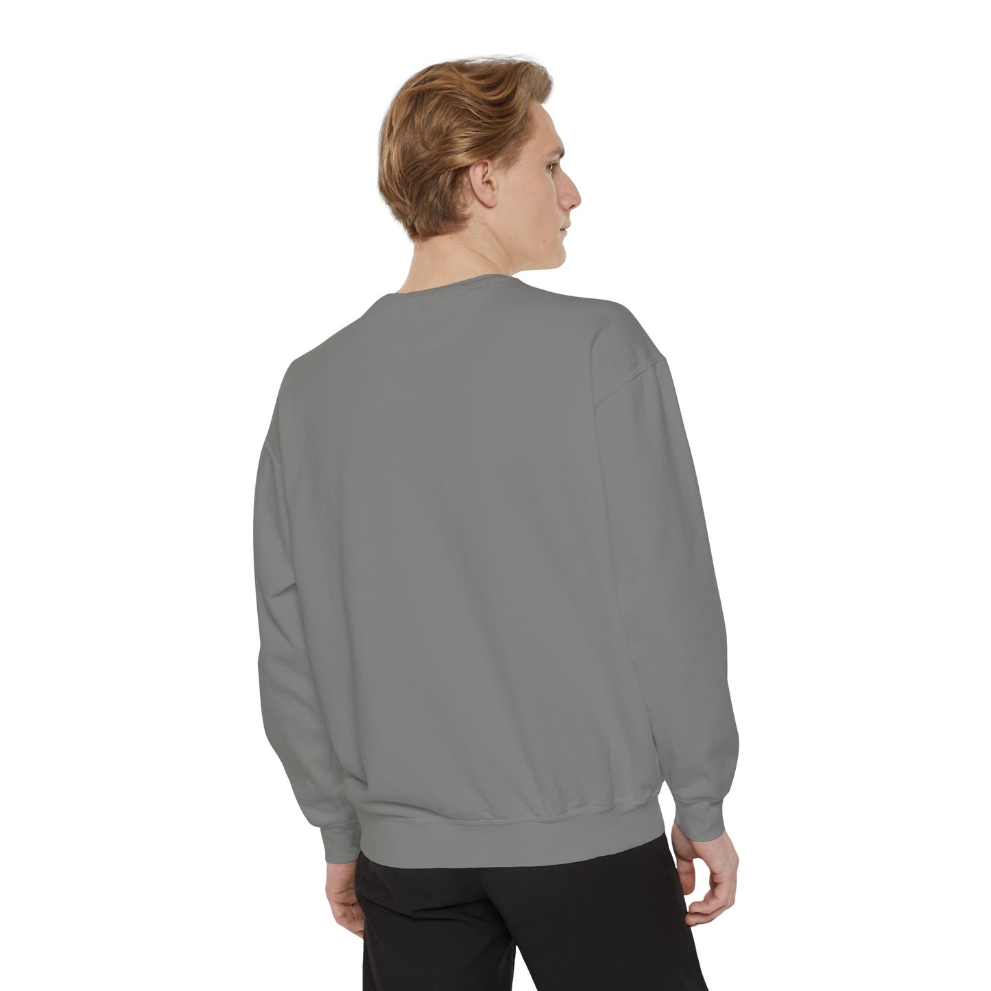 Be Legendary Unisex Garment-Dyed Sweatshirt with Elegant Graphic Design