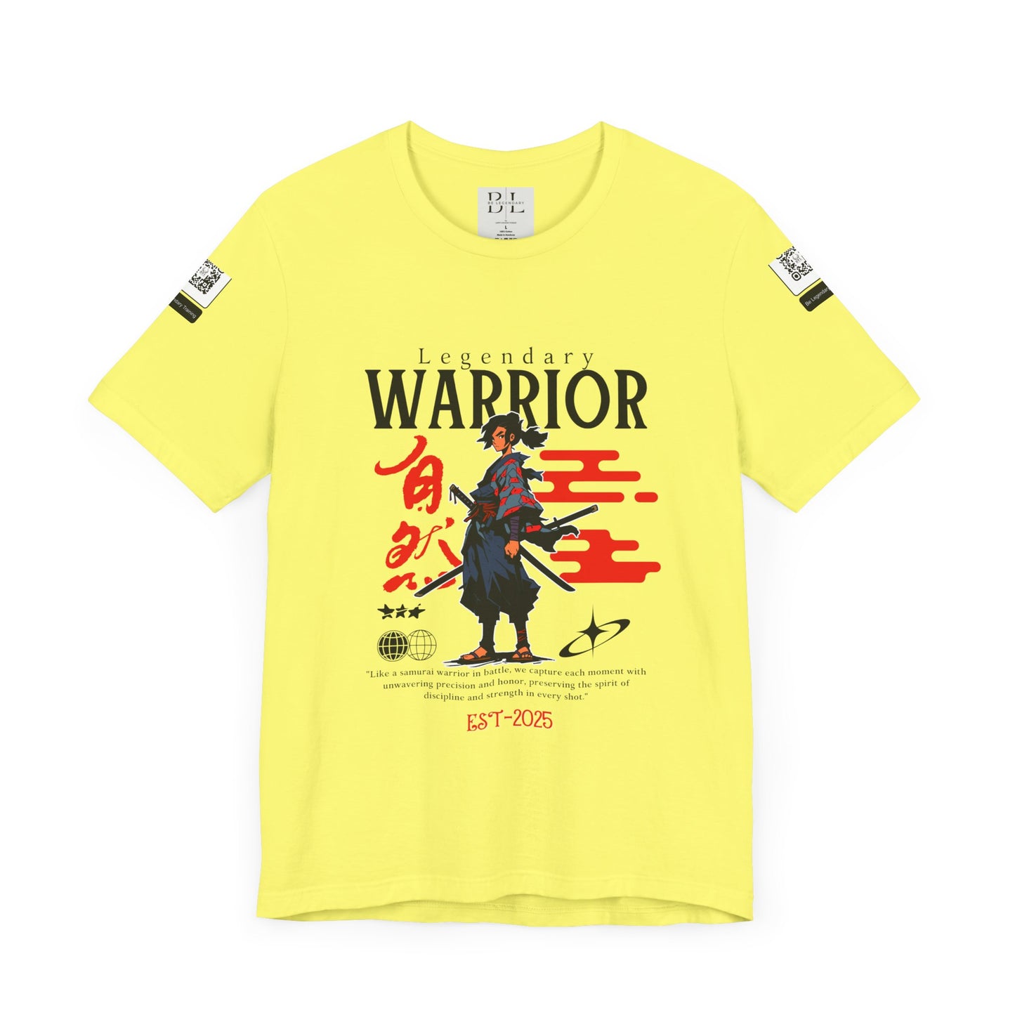 Samurai Warrior Unisex Tee - Bold Graphic T-Shirt for Anime Fans