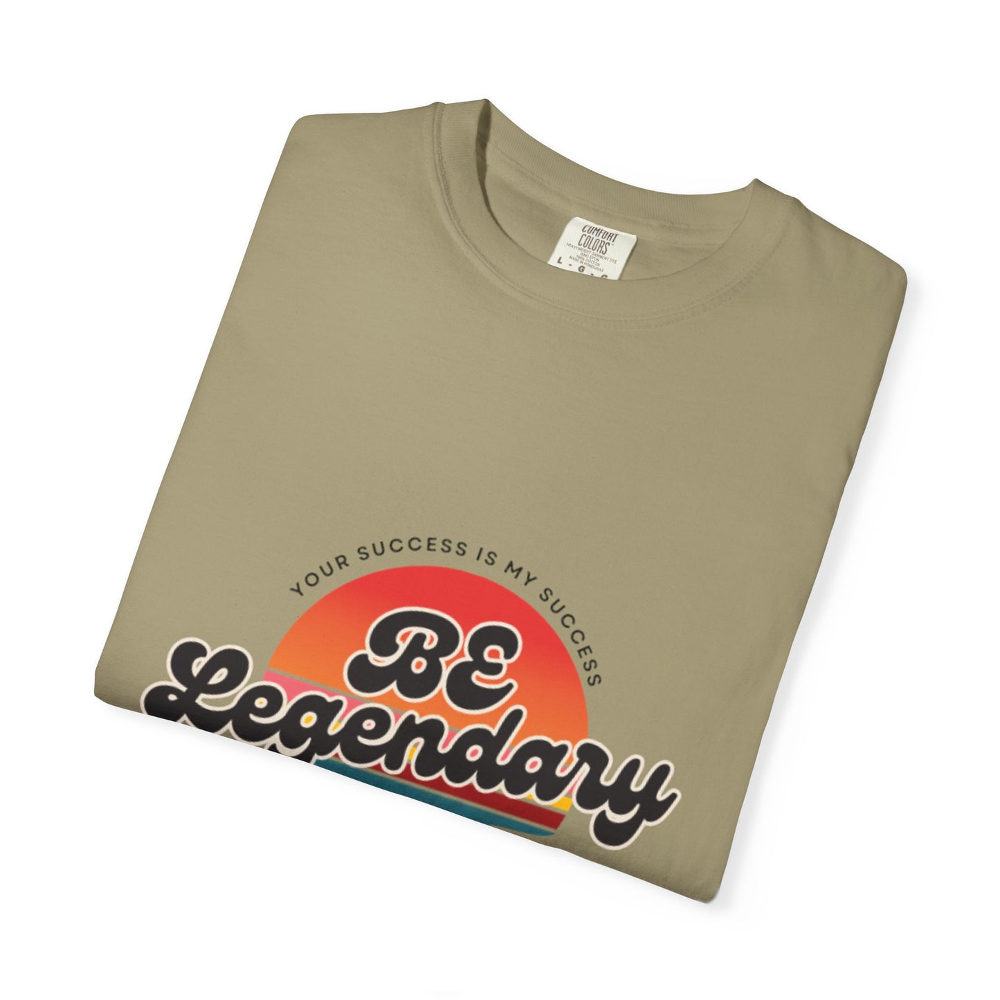Be Legendary Unisex "Walk On Water" -Dyed T-Shirt – Motivational Tee for Success