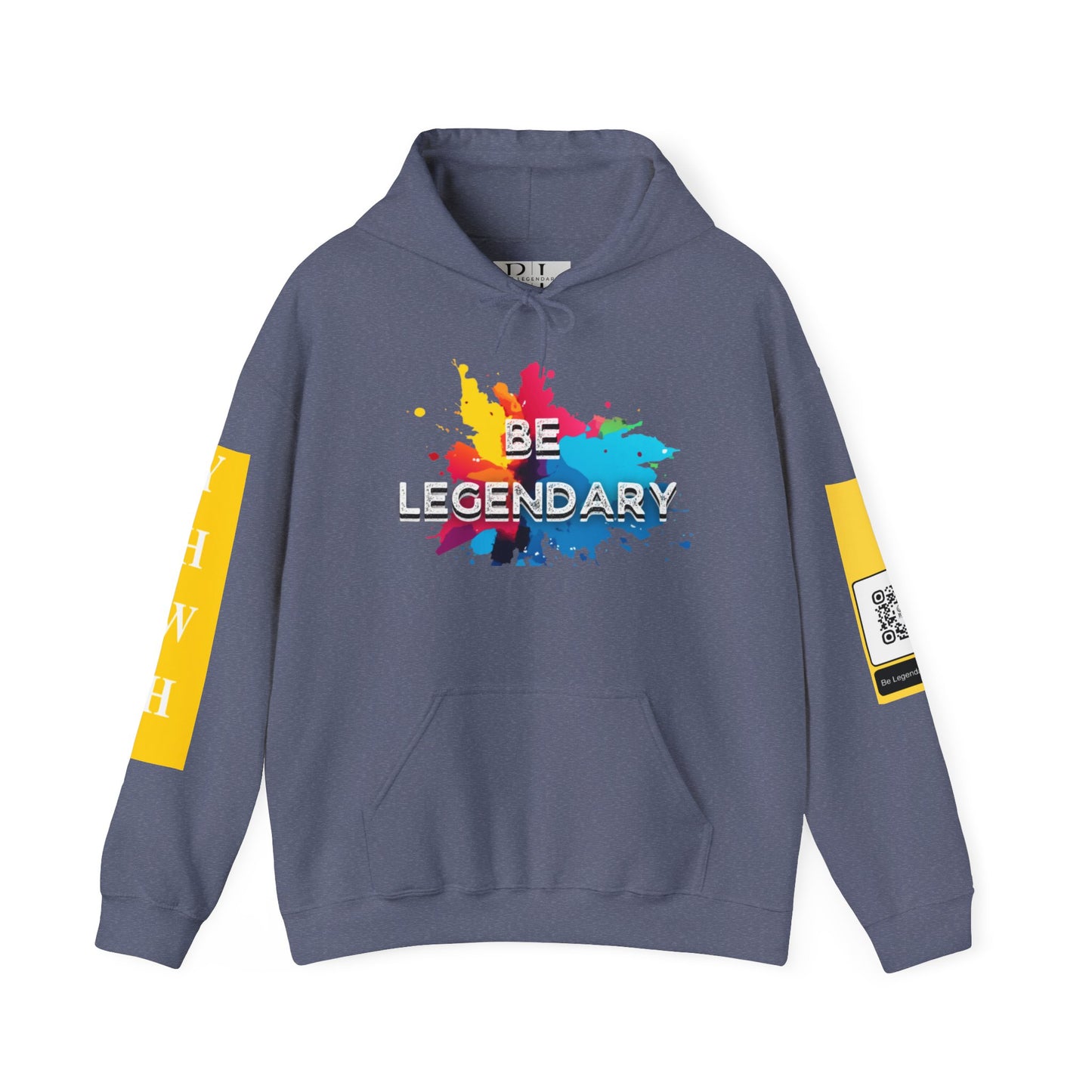 Be Legendary "The Passover" Hooded Sweatshirt - Unisex Heavy Blend with Colorful Splash Design