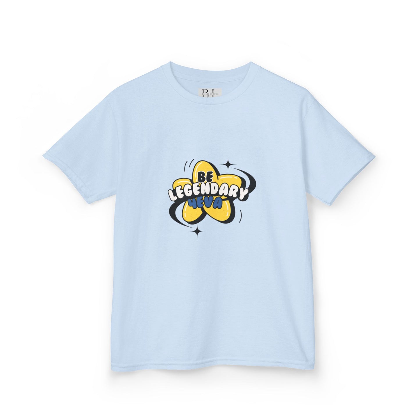 "Kids" Be Legendary Heavy "Star Bright" Cotton Tee – Fun & Inspirational T-Shirt for Young Dreamers