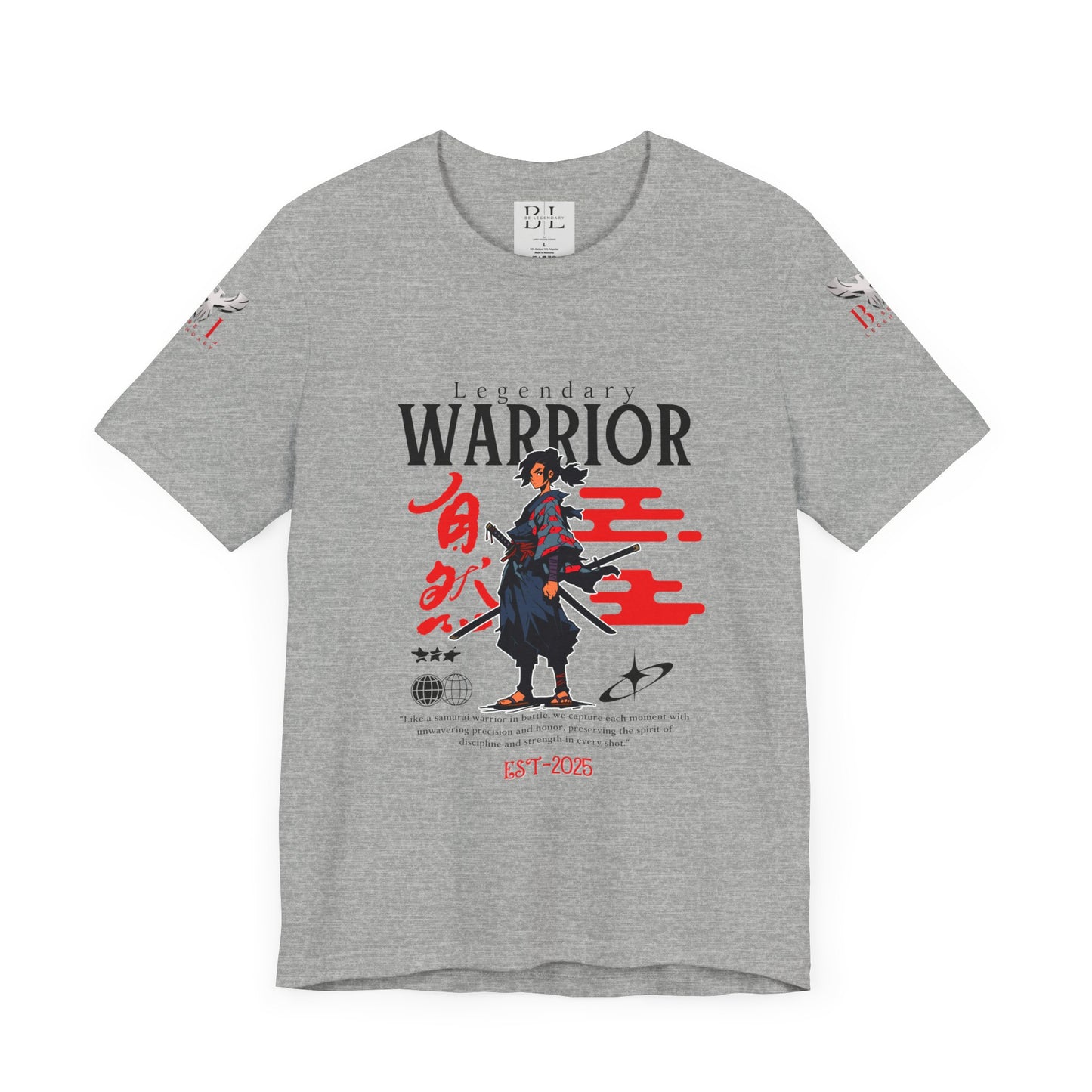 Be Legendary "Samurai Warrior" Unisex Tee – Legendary 2025 Graphic T-Shirt
