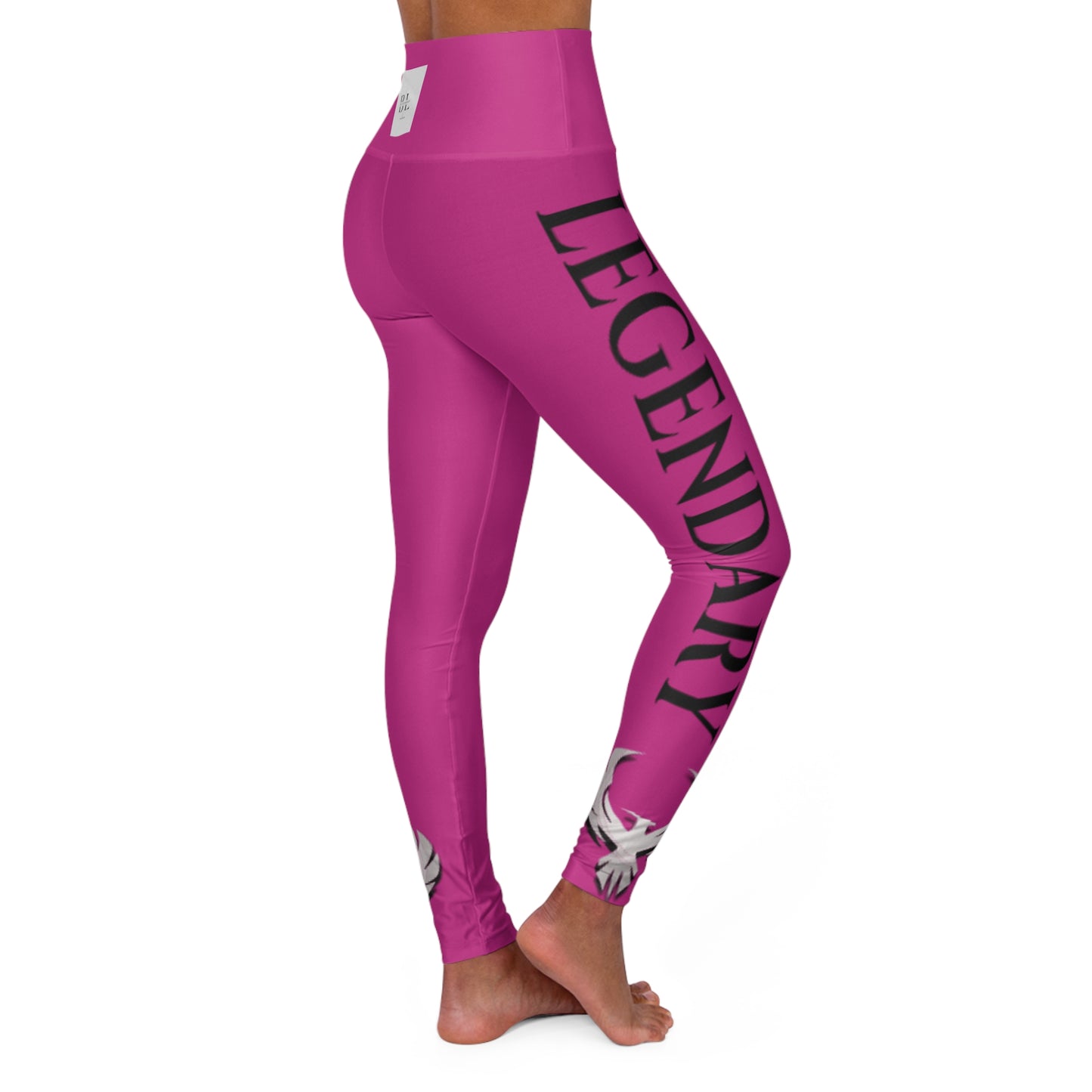 Bold Floral High Waisted Yoga Leggings - Comfortable Activewear for Fitness Enthusiasts