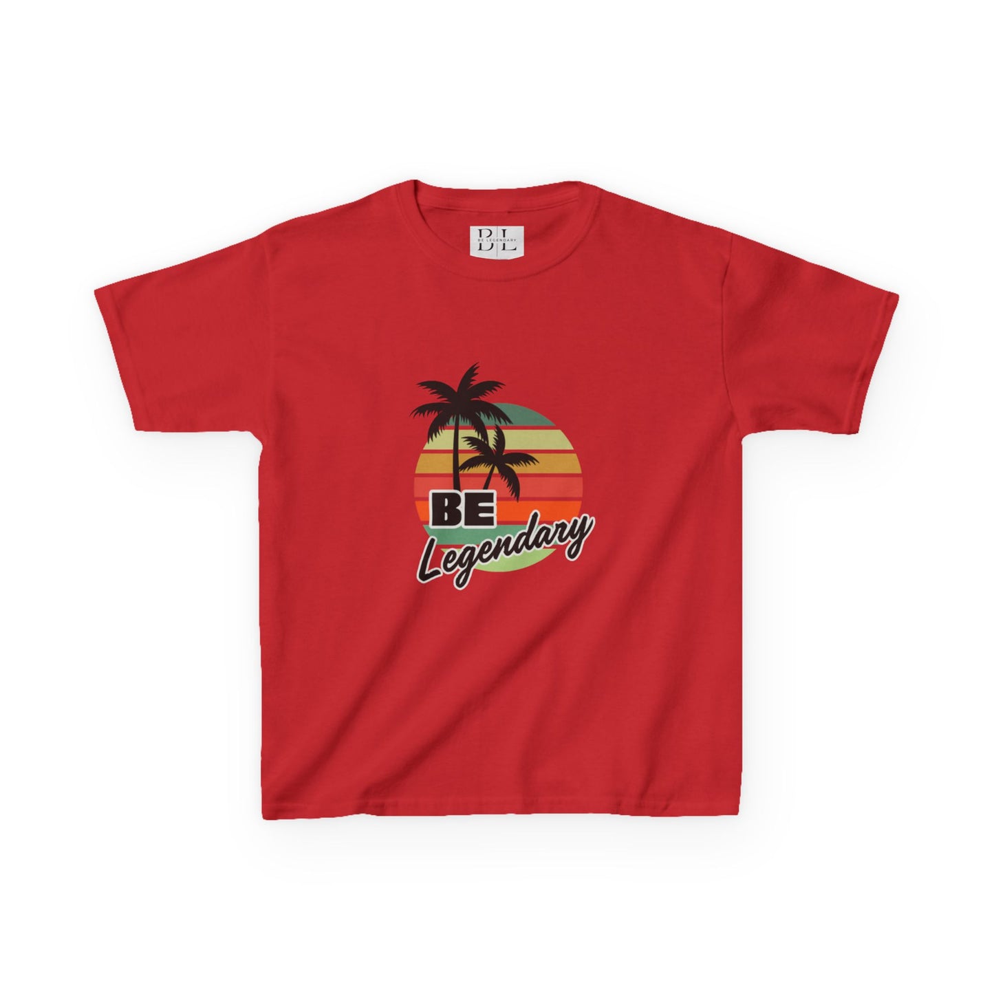 Kids 'Be Legendary' "Palm Sunday" Tee - Fun Summer Vibes for Young Adventurers
