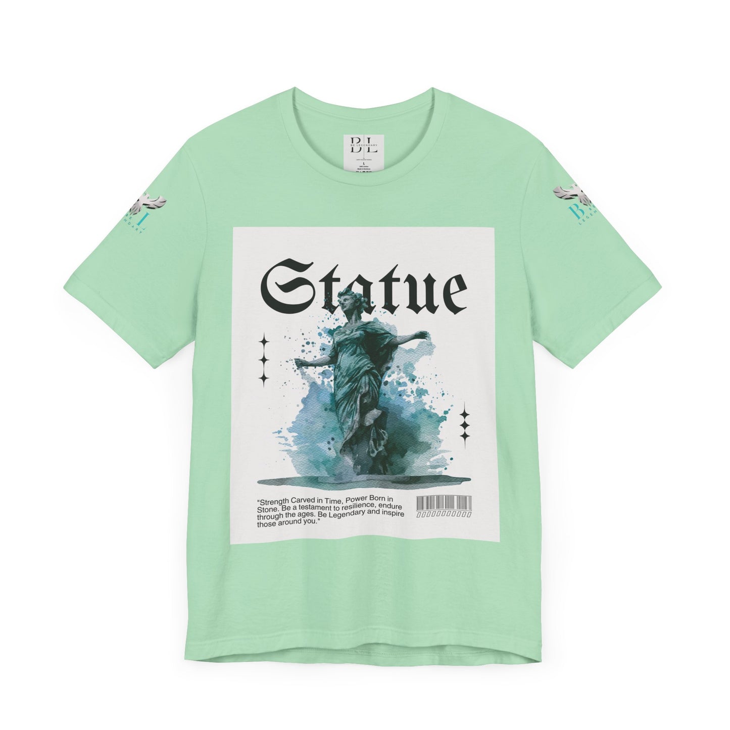 Be Legendary "Immortal" Statue Graphic Unisex Jersey Tee – Embrace Legendary Style