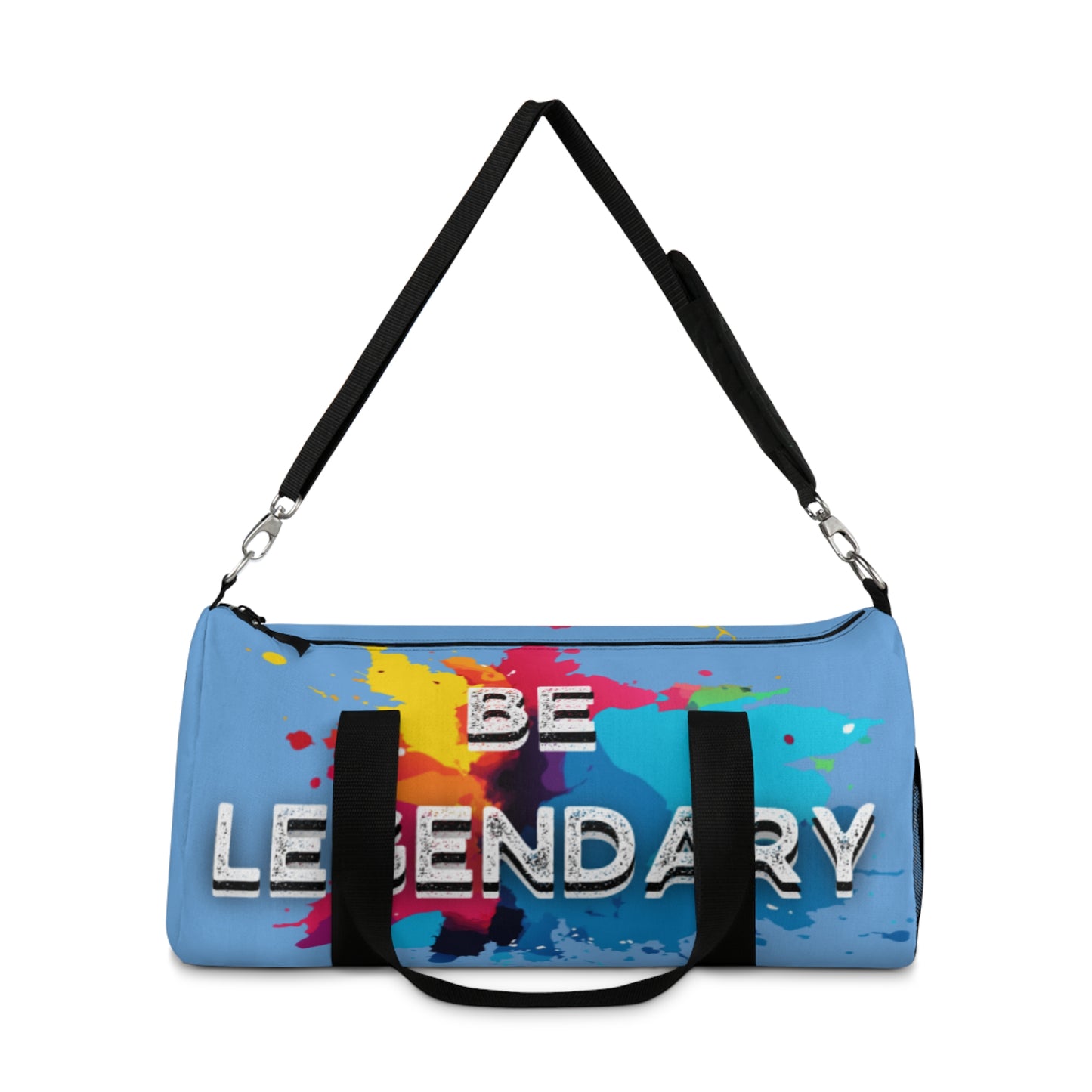 Be Legendary "Code Blue" Colorful Inspirational Duffel Bag - 'Be Legendary'