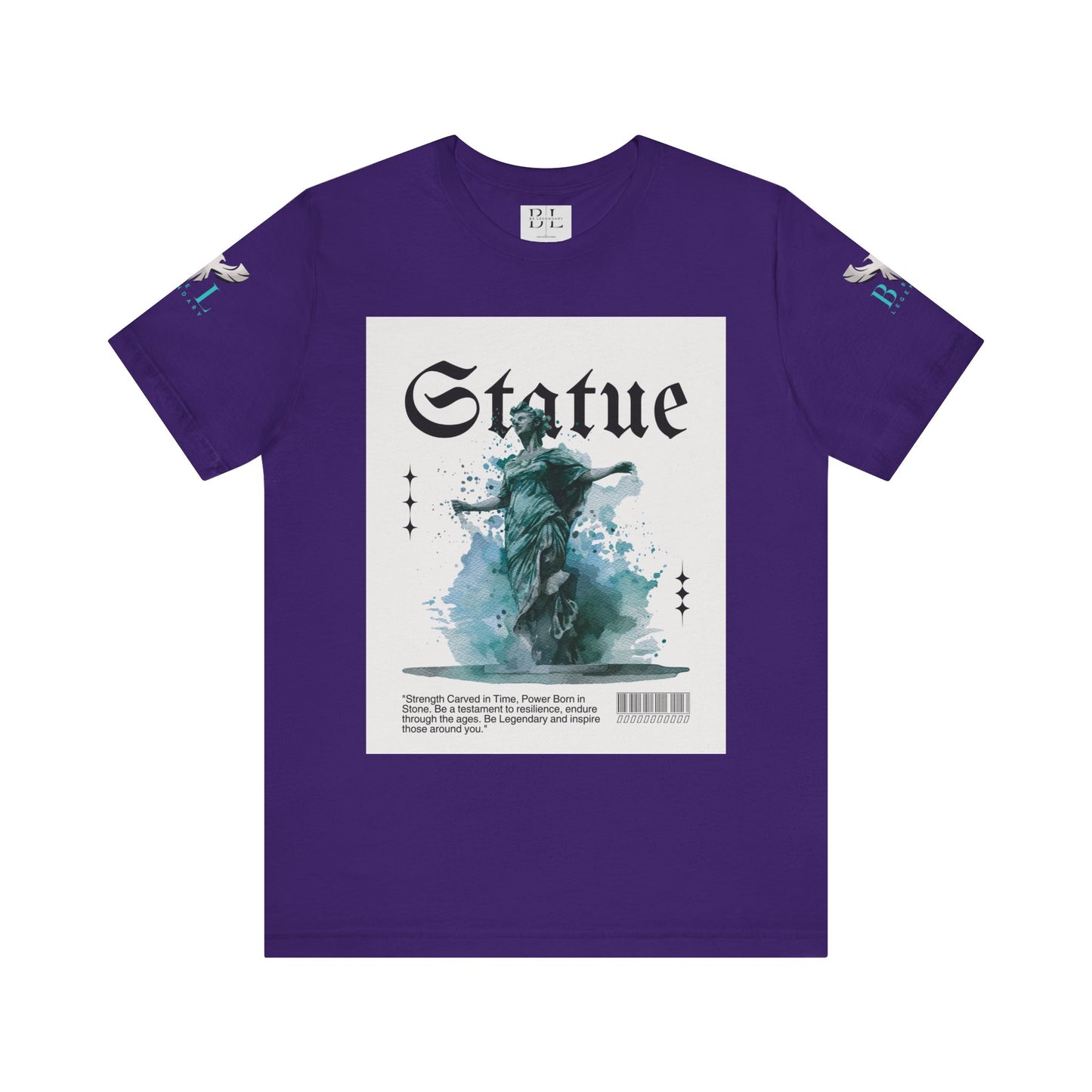 Be Legendary "Immortal" Statue Graphic Unisex Jersey Tee – Embrace Legendary Style