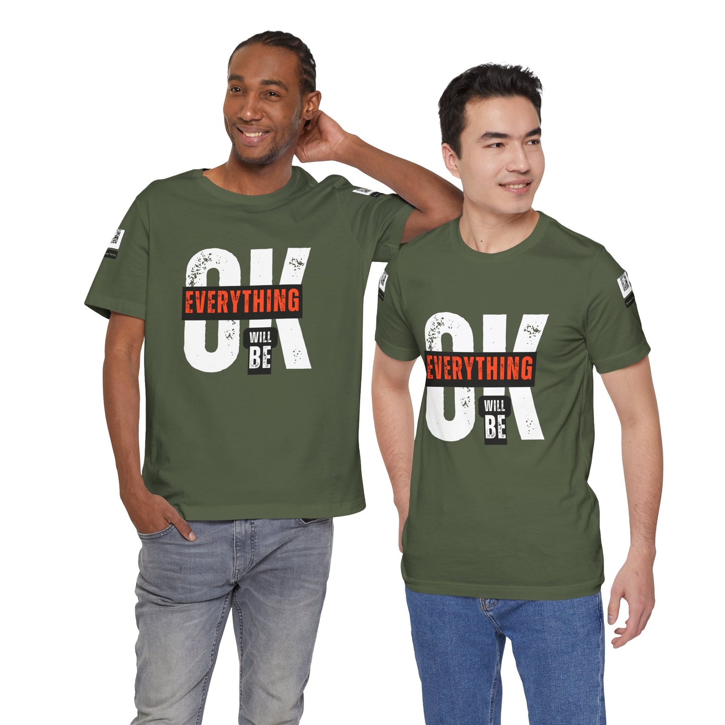 Be Legendary "Everything OK" Motivational Short Sleeve Tee - "Everything Will Be"