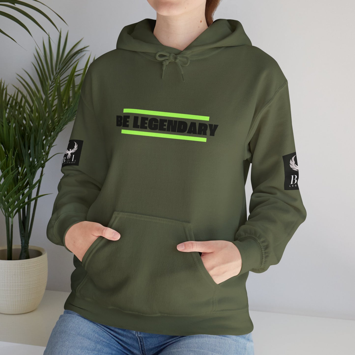 Be Legendary Unisex "PTSO" Hoodie | Motivational Sweatshirt for Active Lifestyles