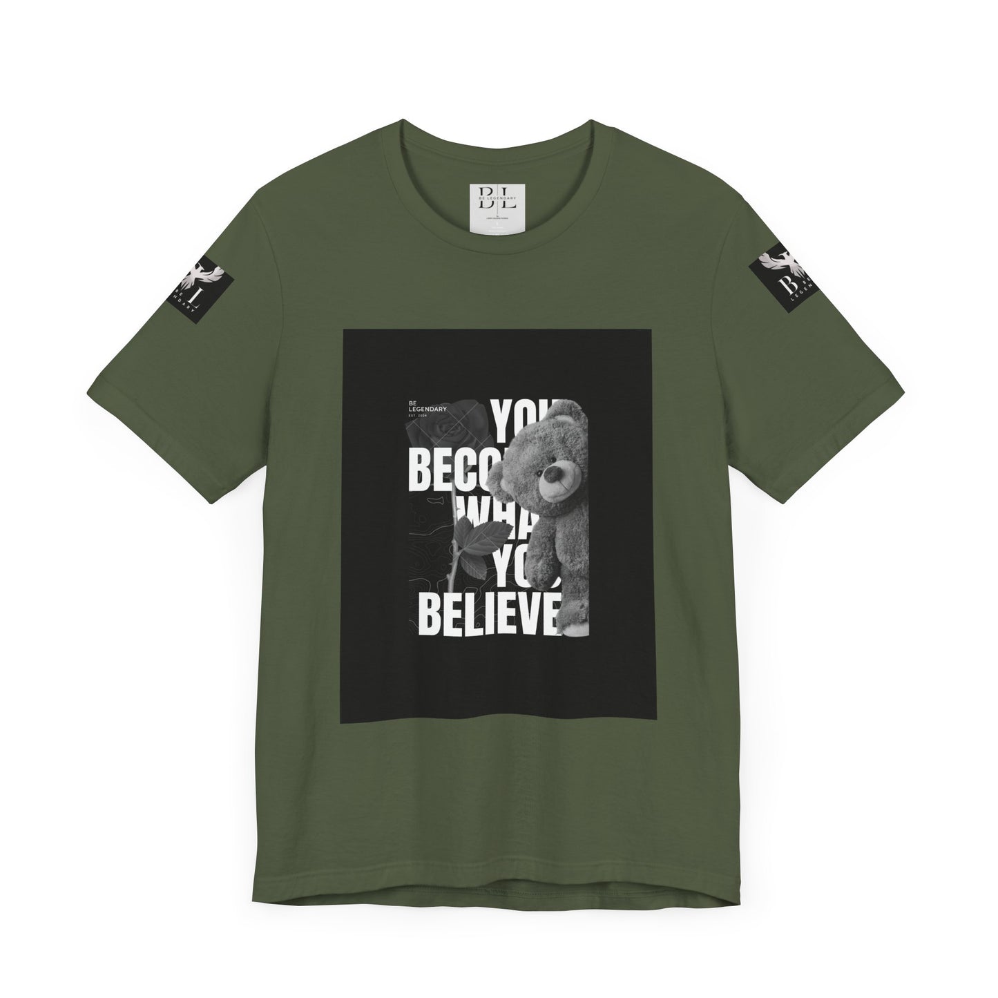 Be Legendary "T-Bear" Motivational Unisex Tee - "You Become What You Believe"