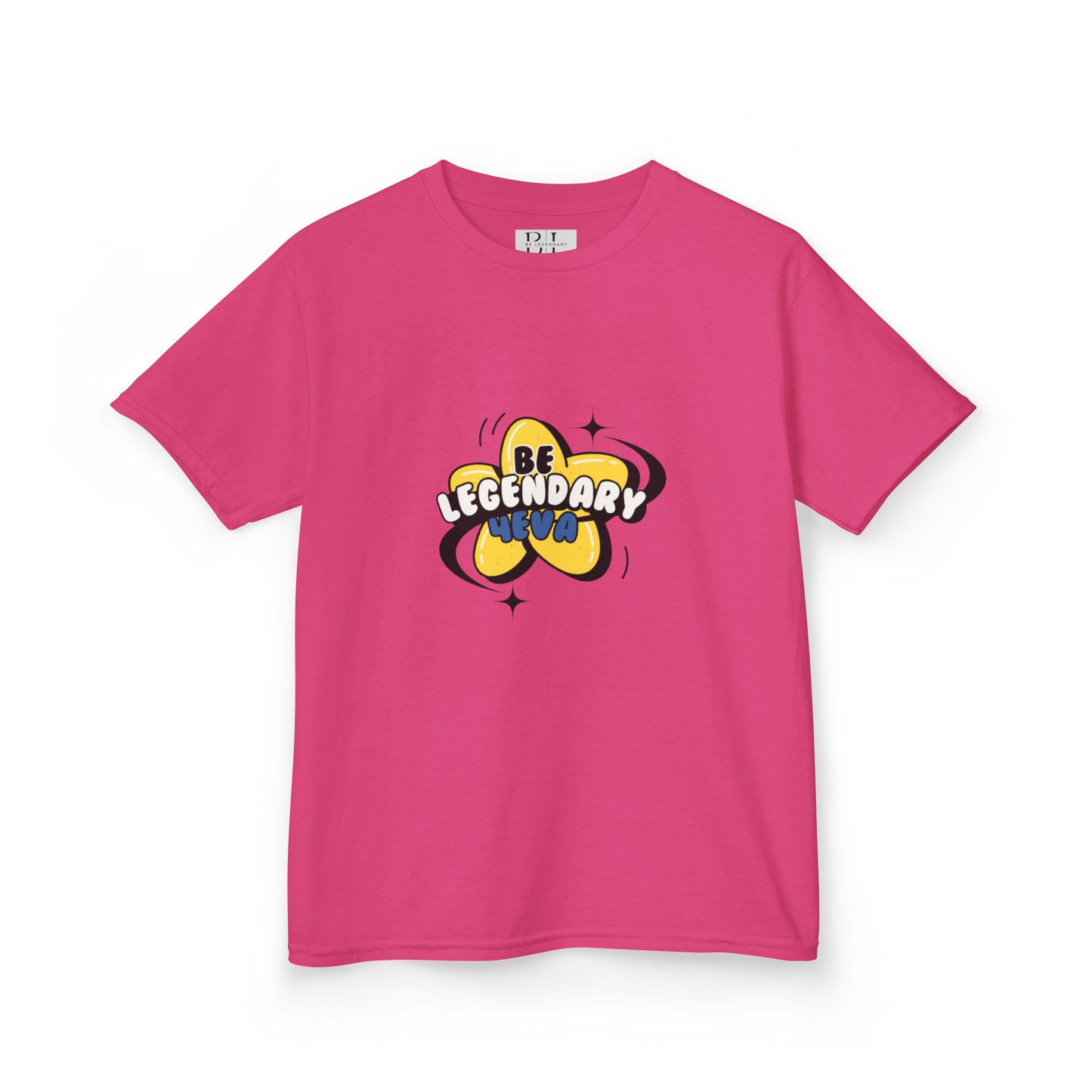 "Kids" Be Legendary Heavy "Star Bright" Cotton Tee – Fun & Inspirational T-Shirt for Young Dreamers
