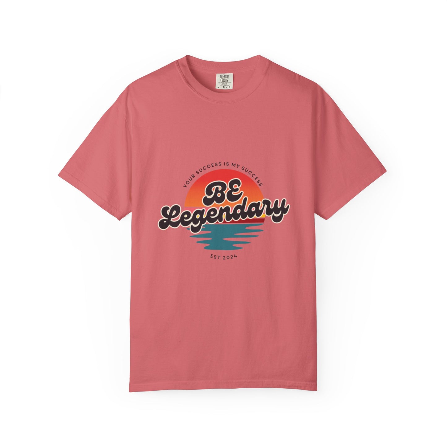 Be Legendary Unisex "Walk On Water" -Dyed T-Shirt – Motivational Tee for Success