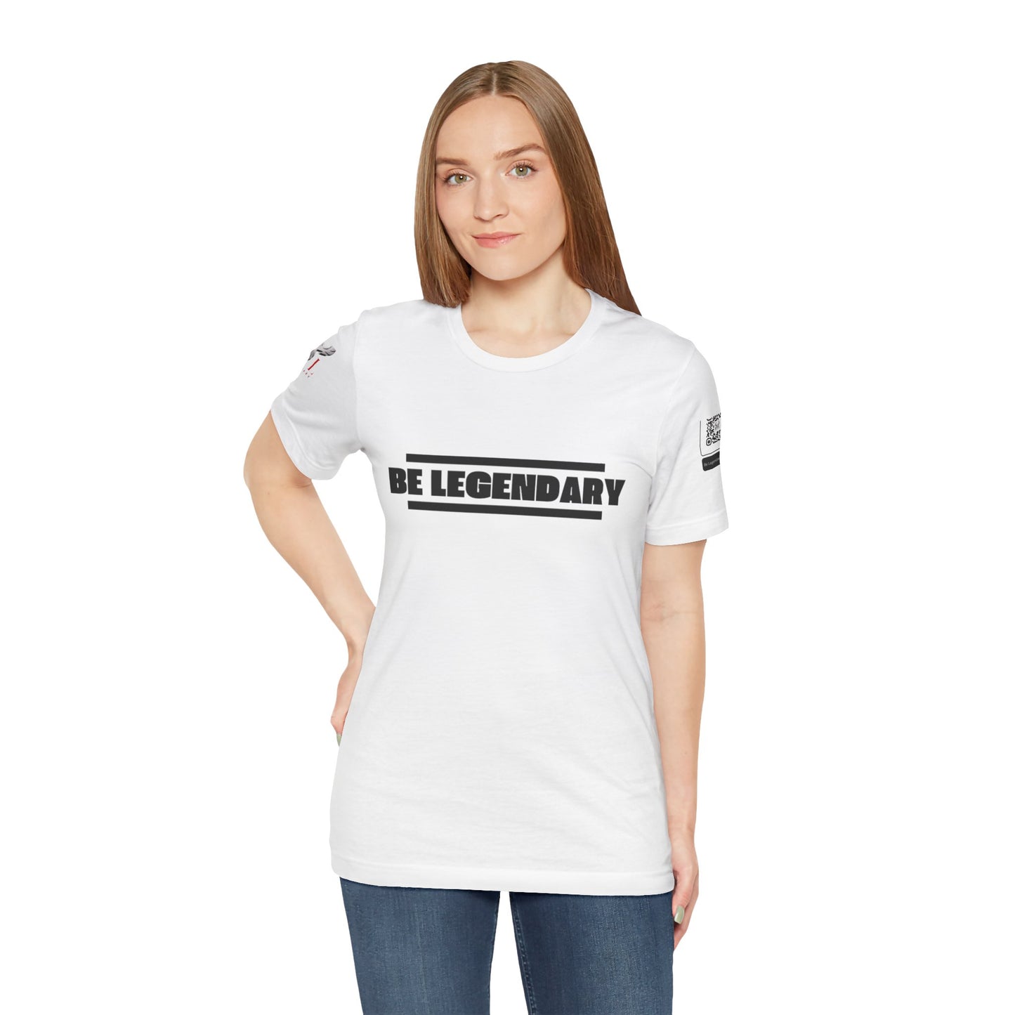 BE LEGENDARY "繁盛 幸運" Hanse Kouun Edition. Unisex Short Sleeve Tee, Graphic T-Shirt, Anime Art Apparel, Casual Wear, Gift for Him/Her