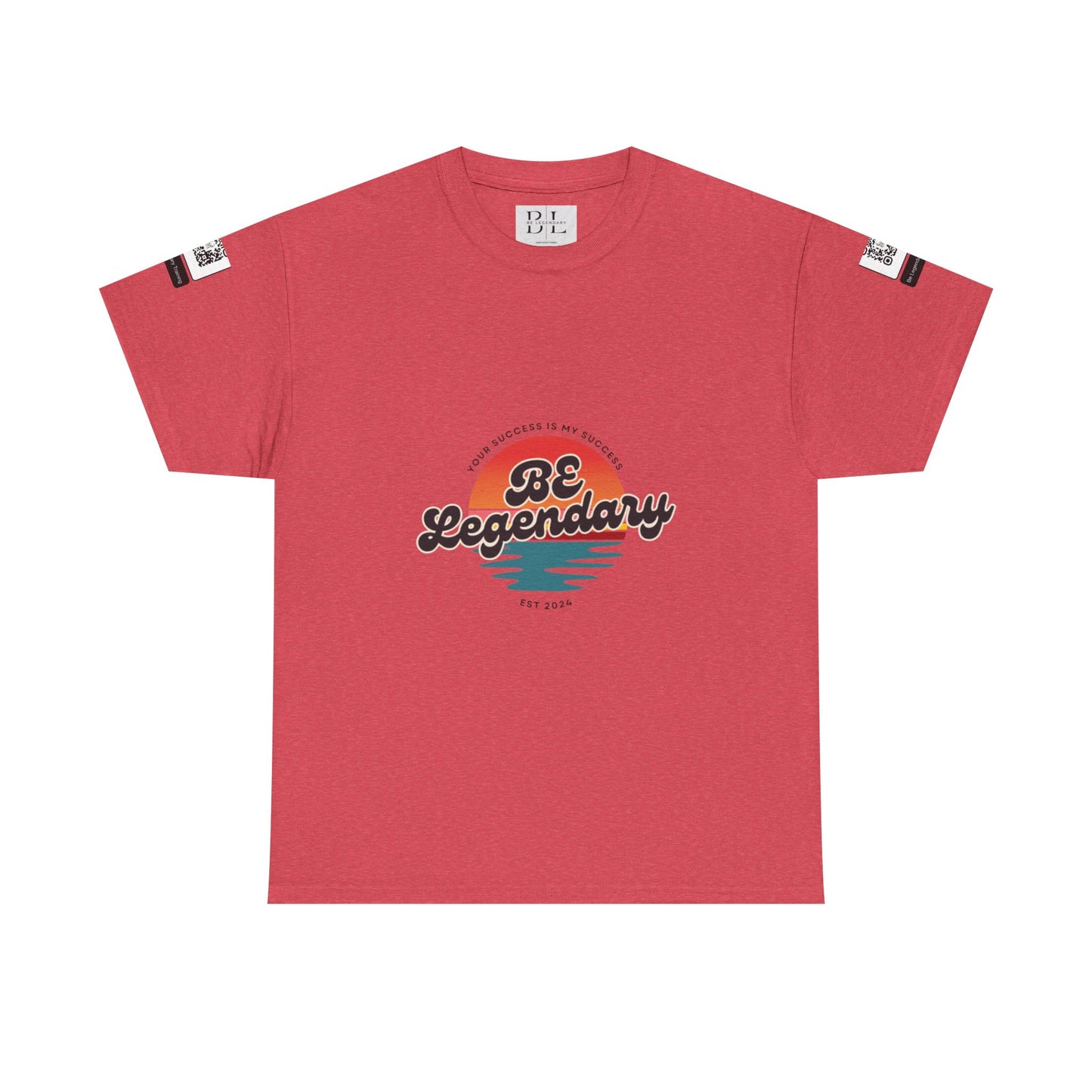 Be Legendary Unisex "Walk On Water" Heavy Cotton Tee - Success Motivational Shirt