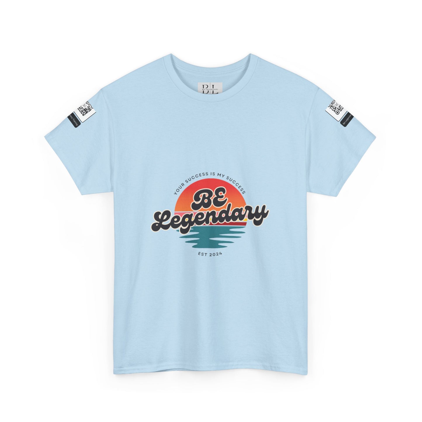 Be Legendary Unisex "Walk On Water" Heavy Cotton Tee - Success Motivational Shirt