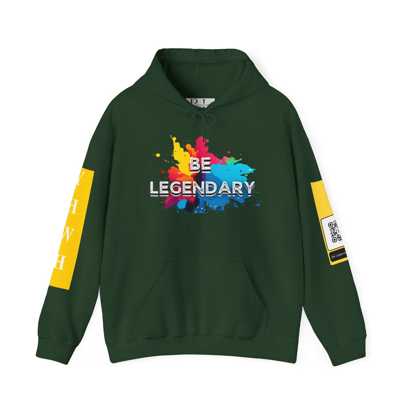 Be Legendary "The Passover" Hooded Sweatshirt - Unisex Heavy Blend with Colorful Splash Design