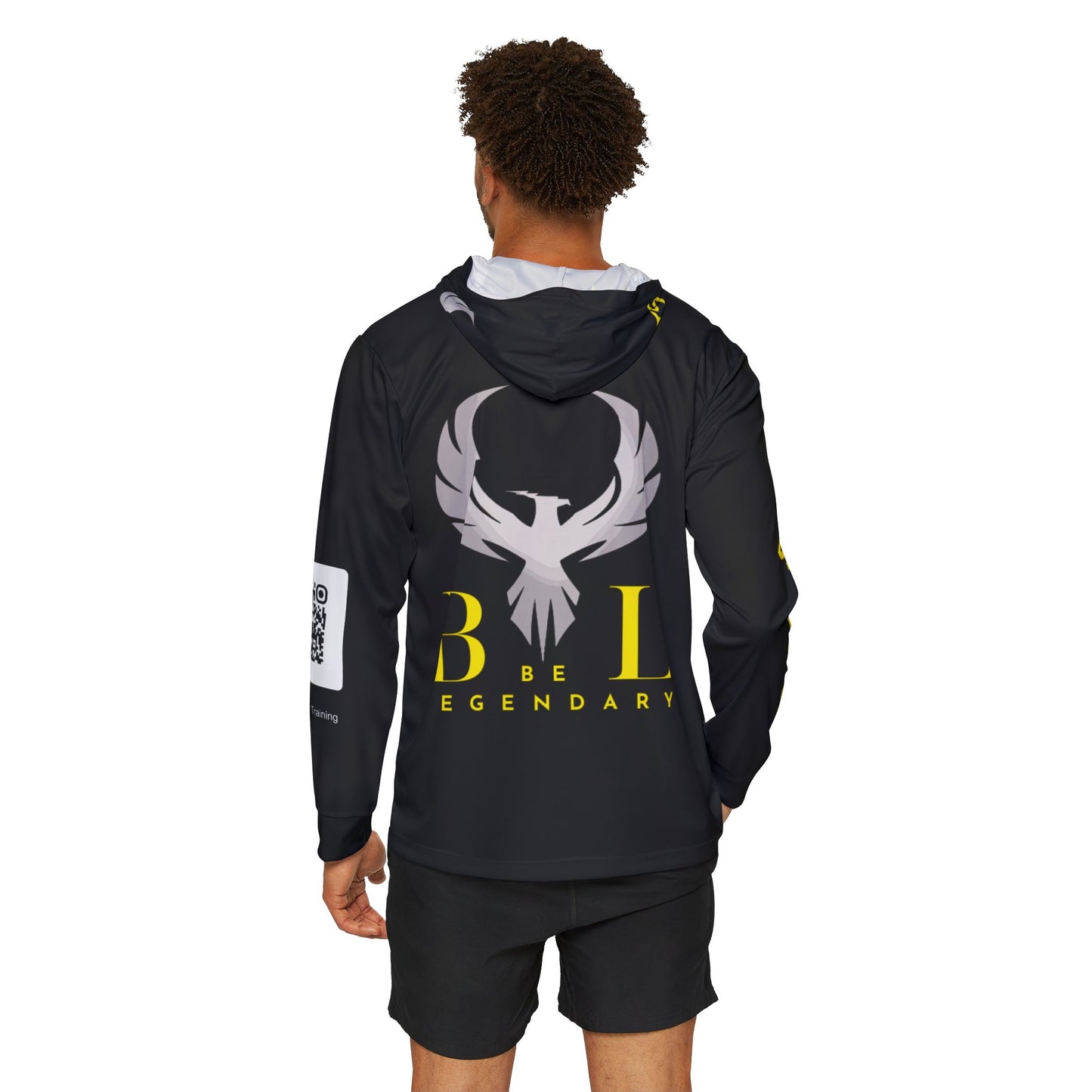 Be Legendary "Rep Ur Hood" Men's Sports Warmup Hoodie - Never Quit! Always Grind Gym Wear