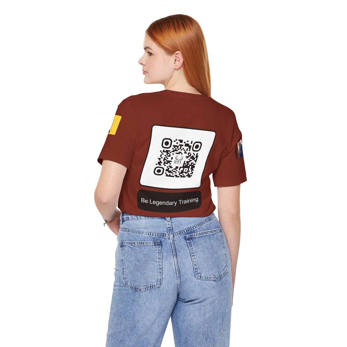 Be Legendary "The Risen" Unisex Jersey Tee - Inspirational Design for Active Lifestyle