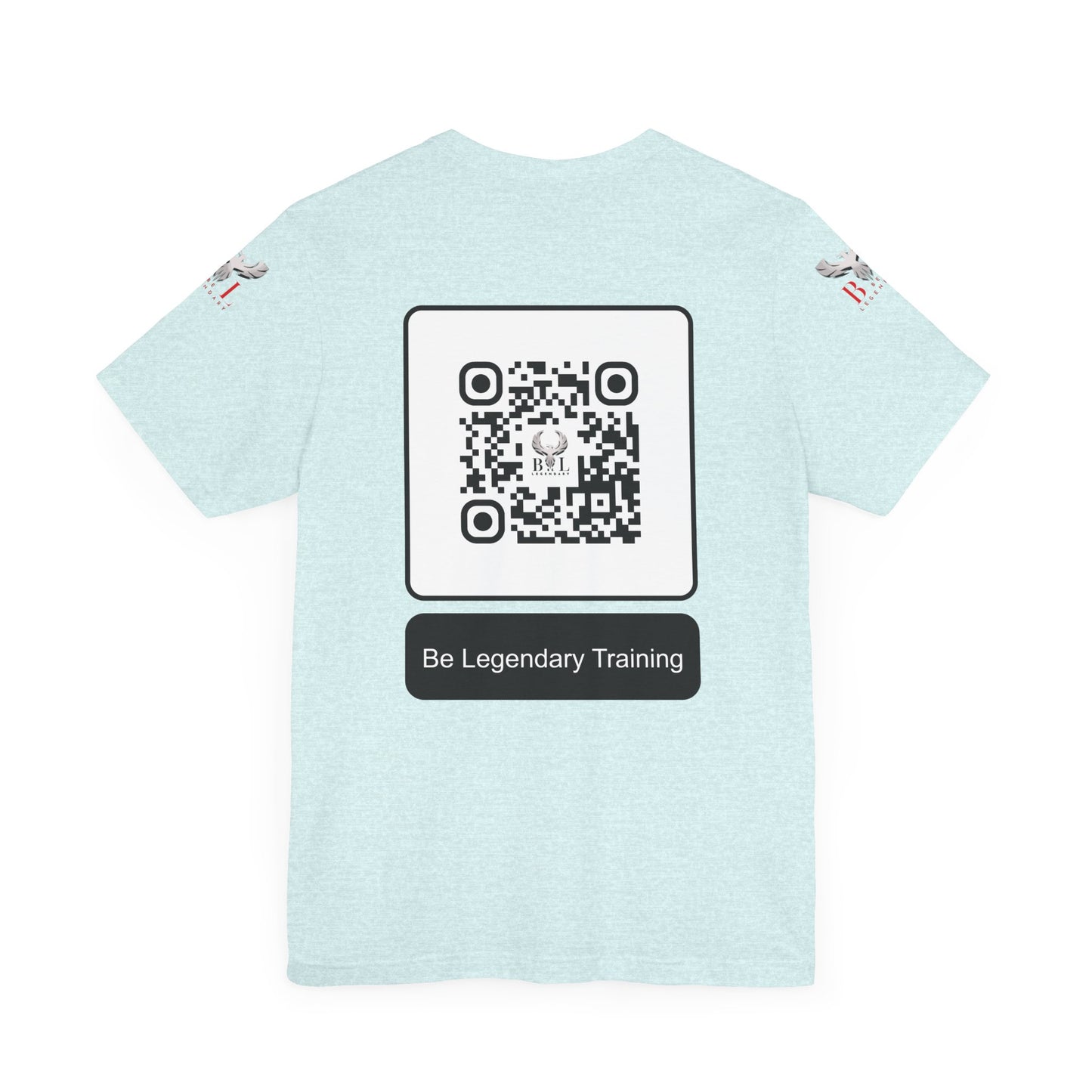 Be Legendary "Nobility" Power Unisex Tee - Inspiring Short Sleeve Shirt with QR Code