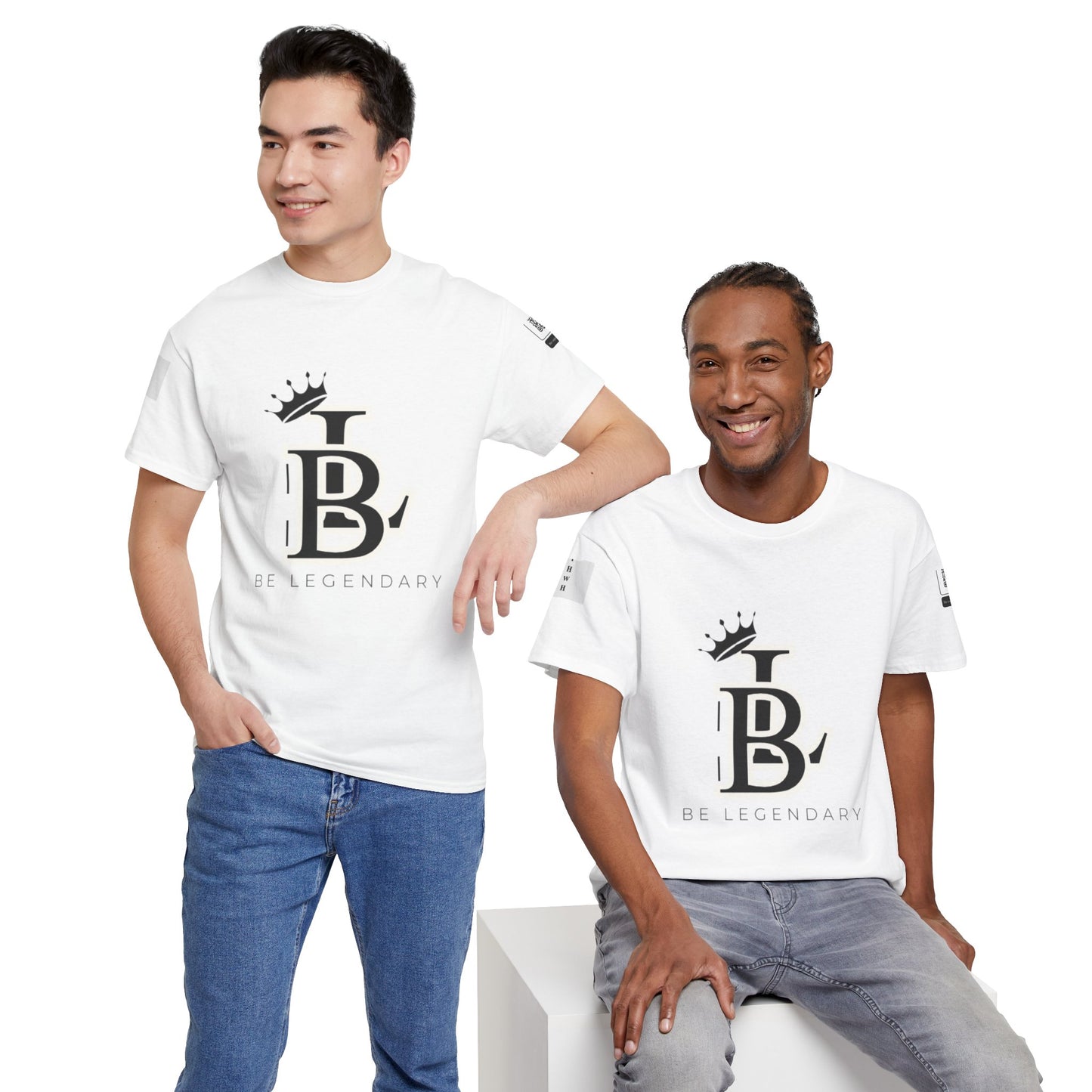 Be Legendary "Second Coming" Unisex Heavy Cotton Tee - Graphic T-Shirt for Inspiration and Motivation