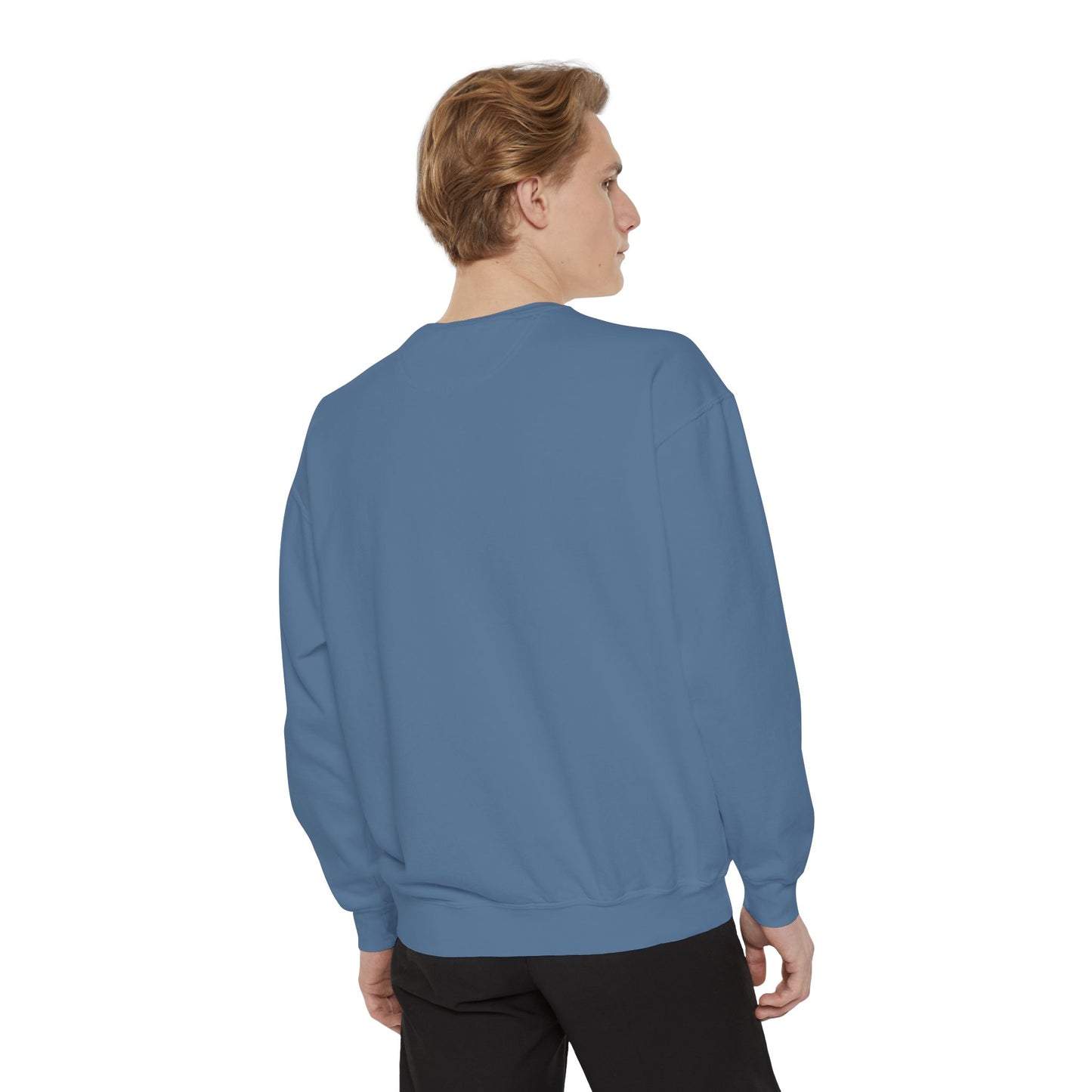 Be Legendary Unisex Garment-Dyed Sweatshirt with Elegant Graphic Design