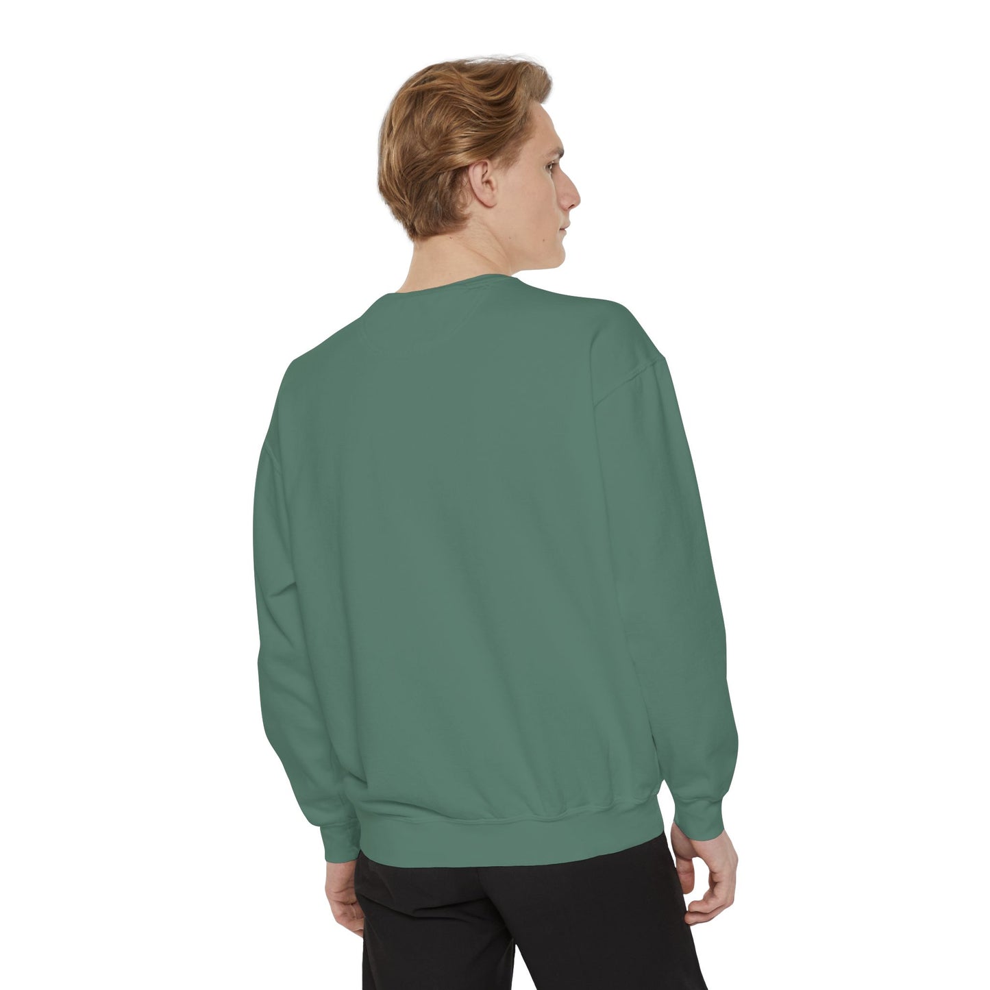 Be Legendary Unisex Garment-Dyed Sweatshirt with Elegant Graphic Design