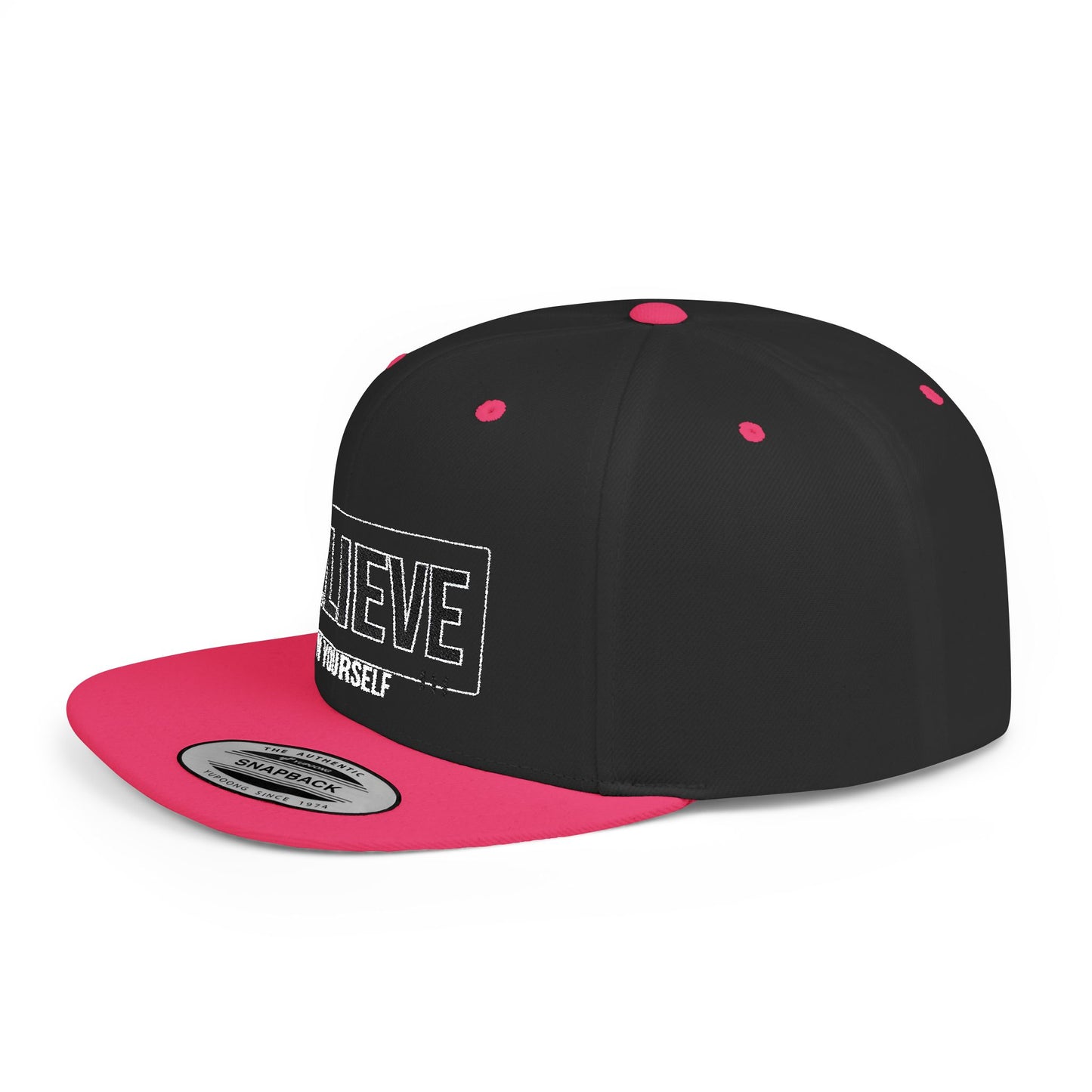 Be Legendary "The Devotional" Motivational Flat Bill Snapback Hat - Always Believe in Yourself