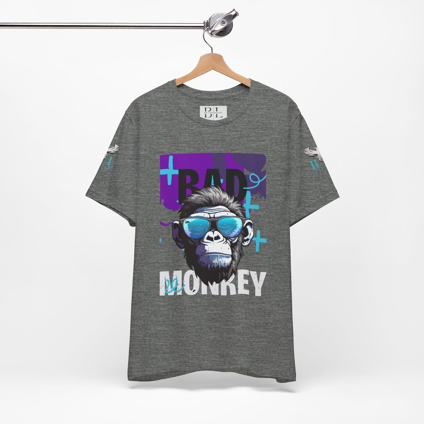 Be Legendary Cool Bad Monkey Tee - Unisex Short Sleeve Graphic Shirt