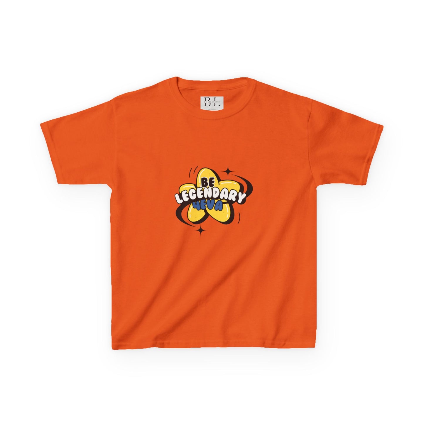 "Kids" Be Legendary Heavy "Star Bright" Cotton Tee – Fun & Inspirational T-Shirt for Young Dreamers