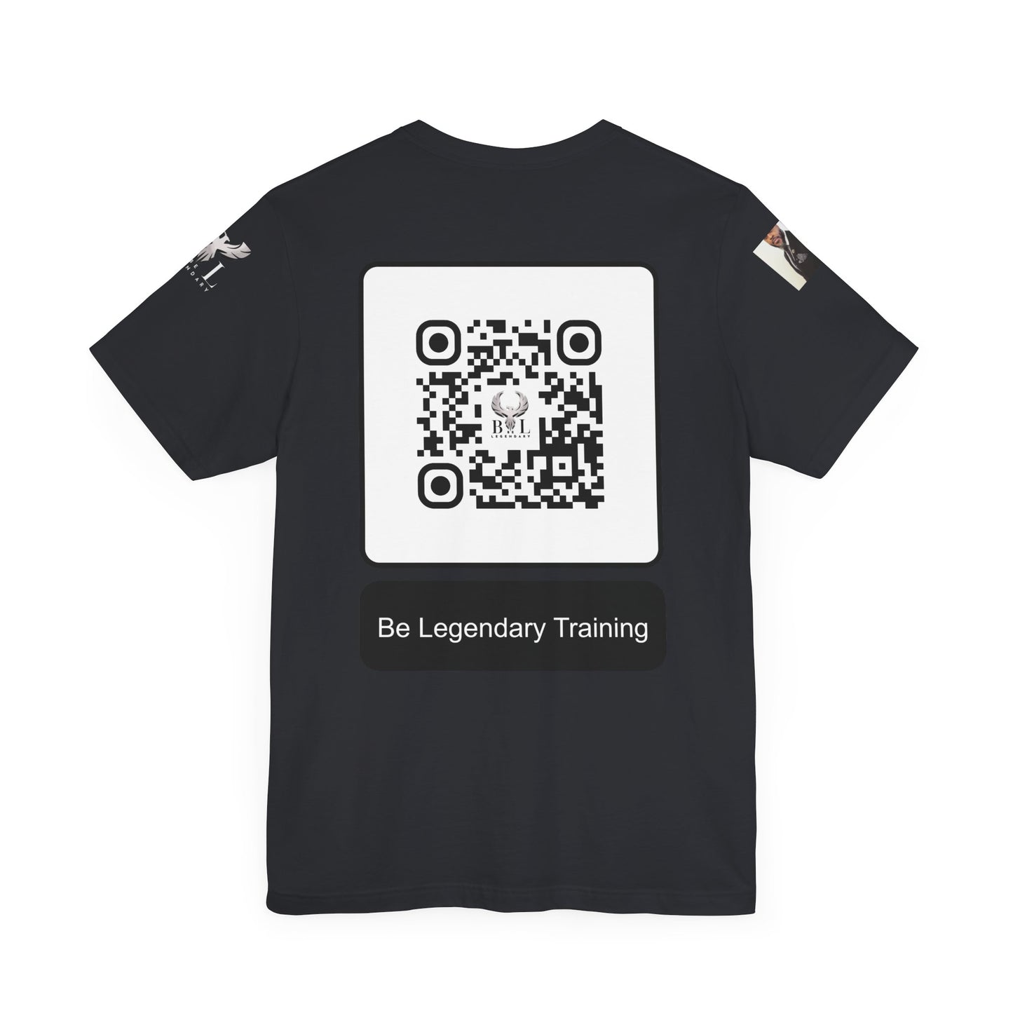 Be Legendary "Pearly Gates" Inspirational Unisex Tee: 'Blessings from Heaven' - Orange Short Sleeve Shirt