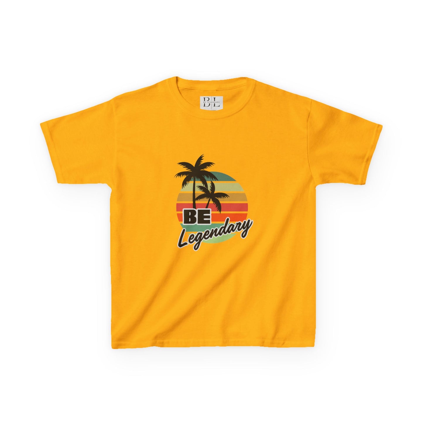 Kids 'Be Legendary' "Palm Sunday" Tee - Fun Summer Vibes for Young Adventurers
