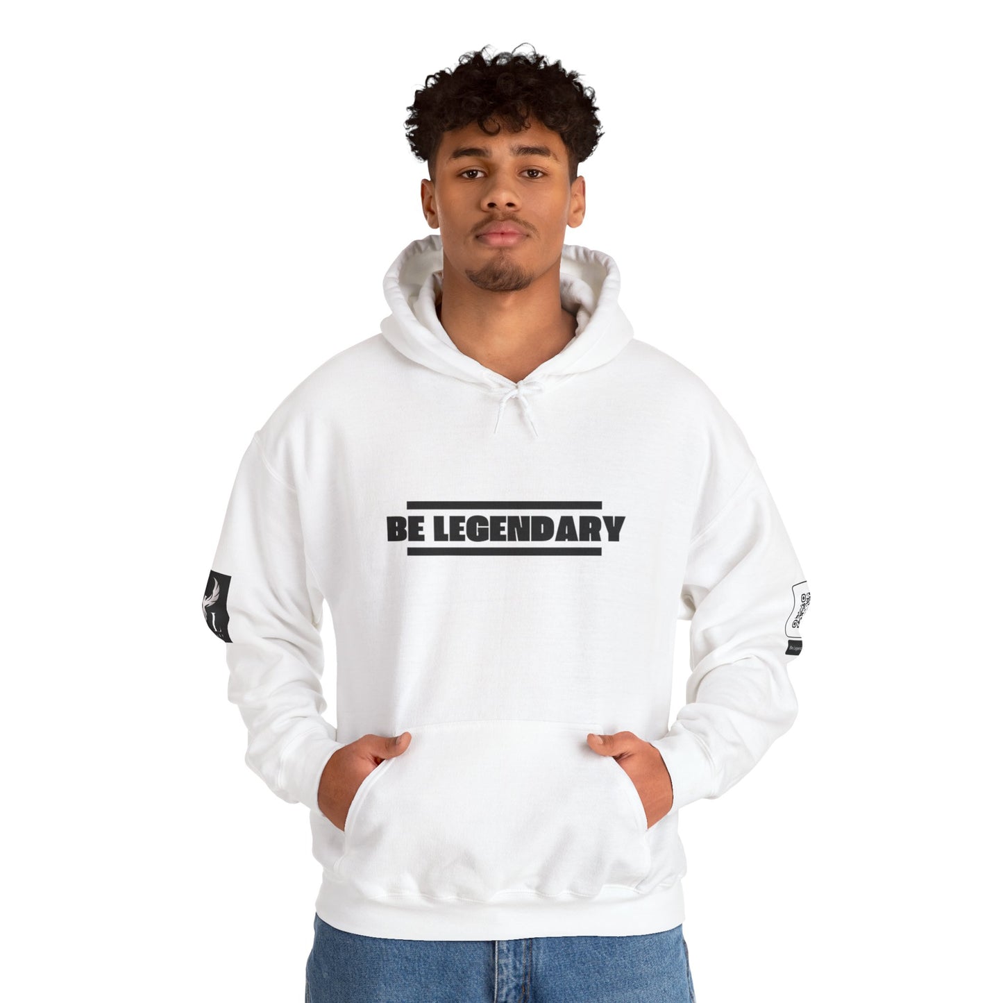 Be Legendary Unisex "The Statement" Heavy Blend Hoodie - Empowering Streetwear for Everyday Style