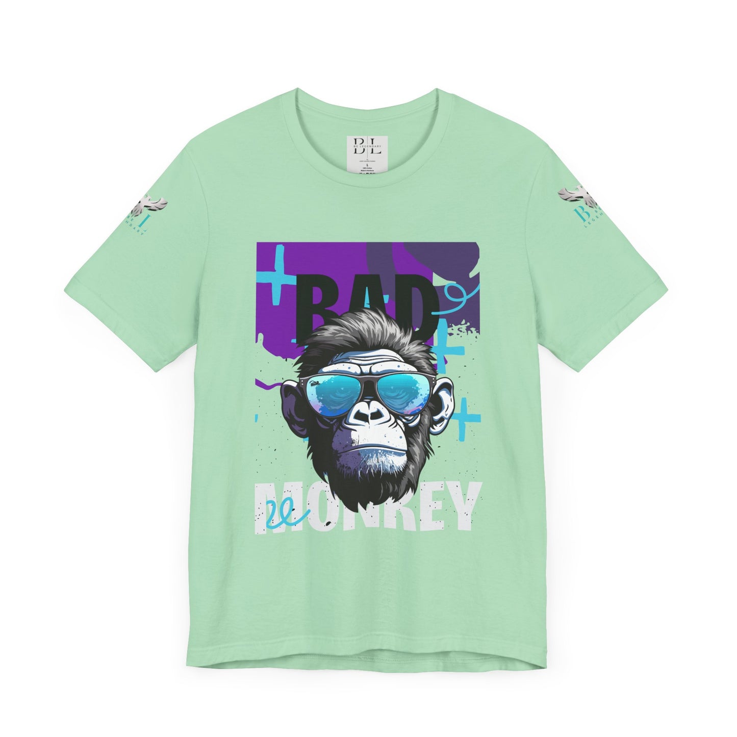 Be Legendary Cool Bad Monkey Tee - Unisex Short Sleeve Graphic Shirt
