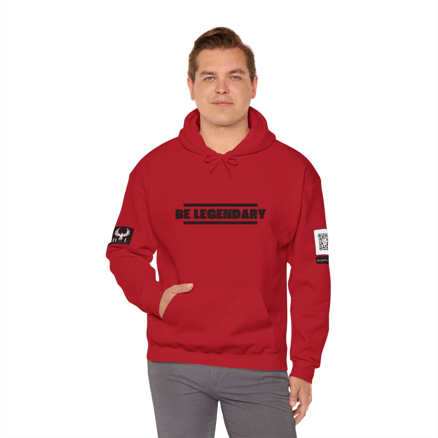 Be Legendary Unisex "The Statement" Heavy Blend Hoodie - Empowering Streetwear for Everyday Style