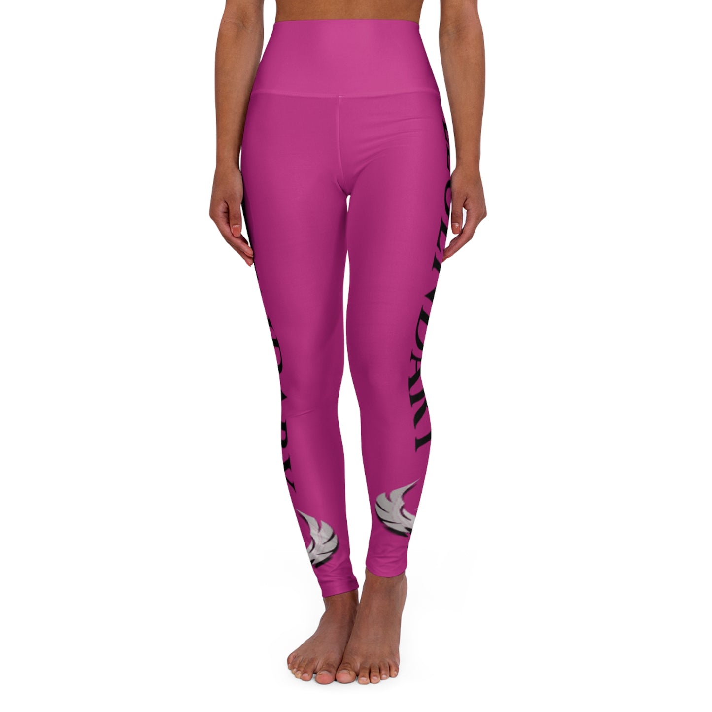 Bold Floral High Waisted Yoga Leggings - Comfortable Activewear for Fitness Enthusiasts
