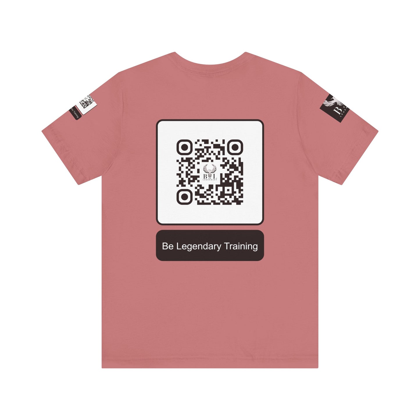 Be Legendary "Heavens View" Vibes Unisex Short Sleeve Tee - Retro Palm Tree Design
