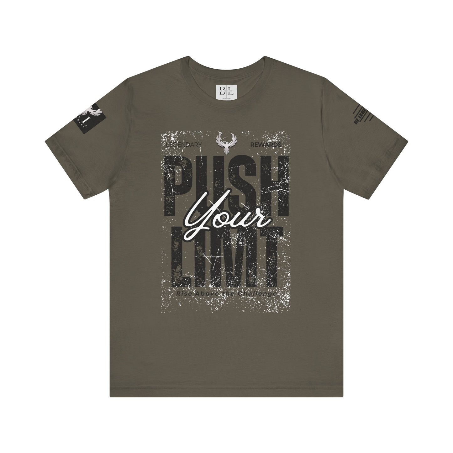Be Legendary "Push It" Motivational Short Sleeve Tee - 'Push Your Limit'